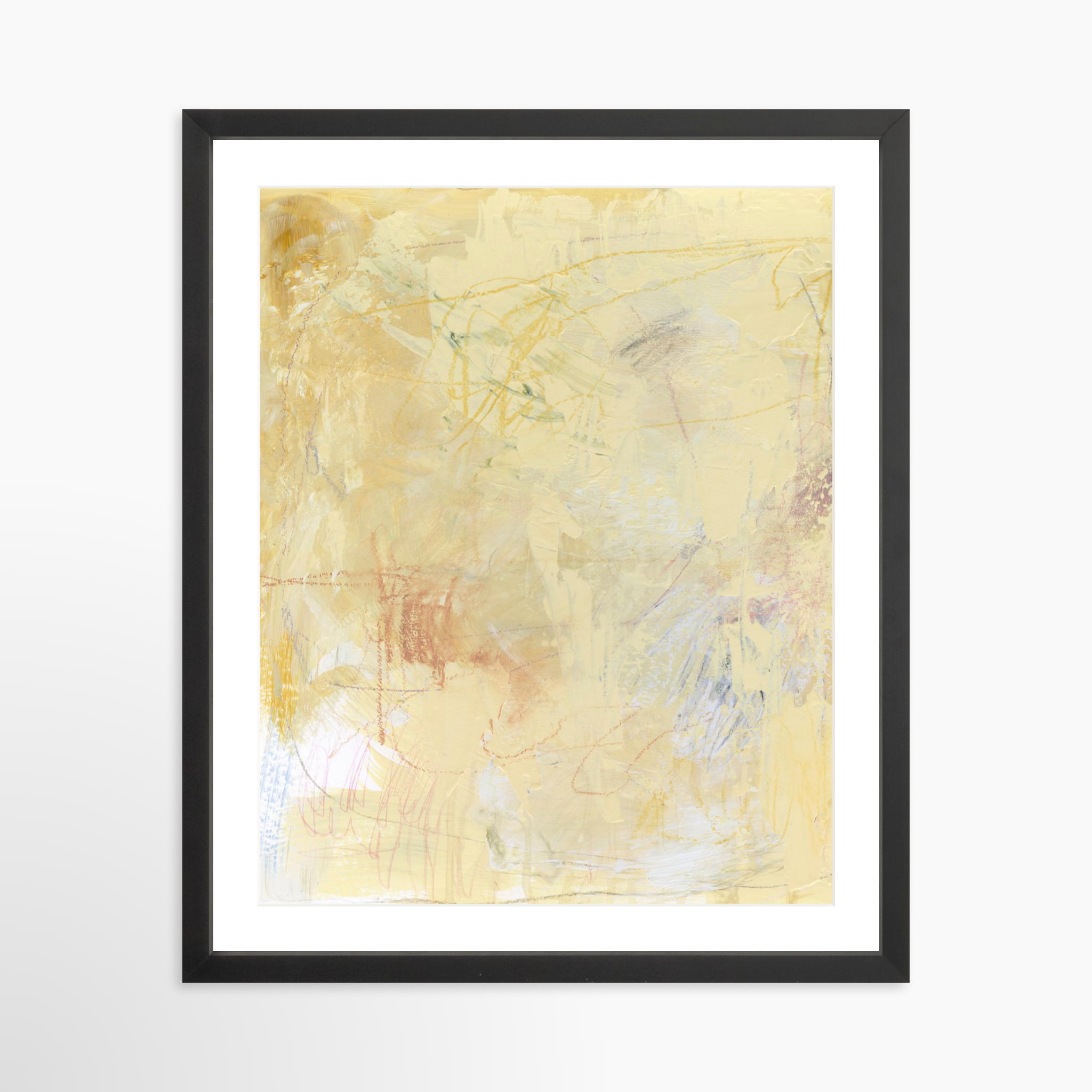 16x20 / Black Frame + White Mat