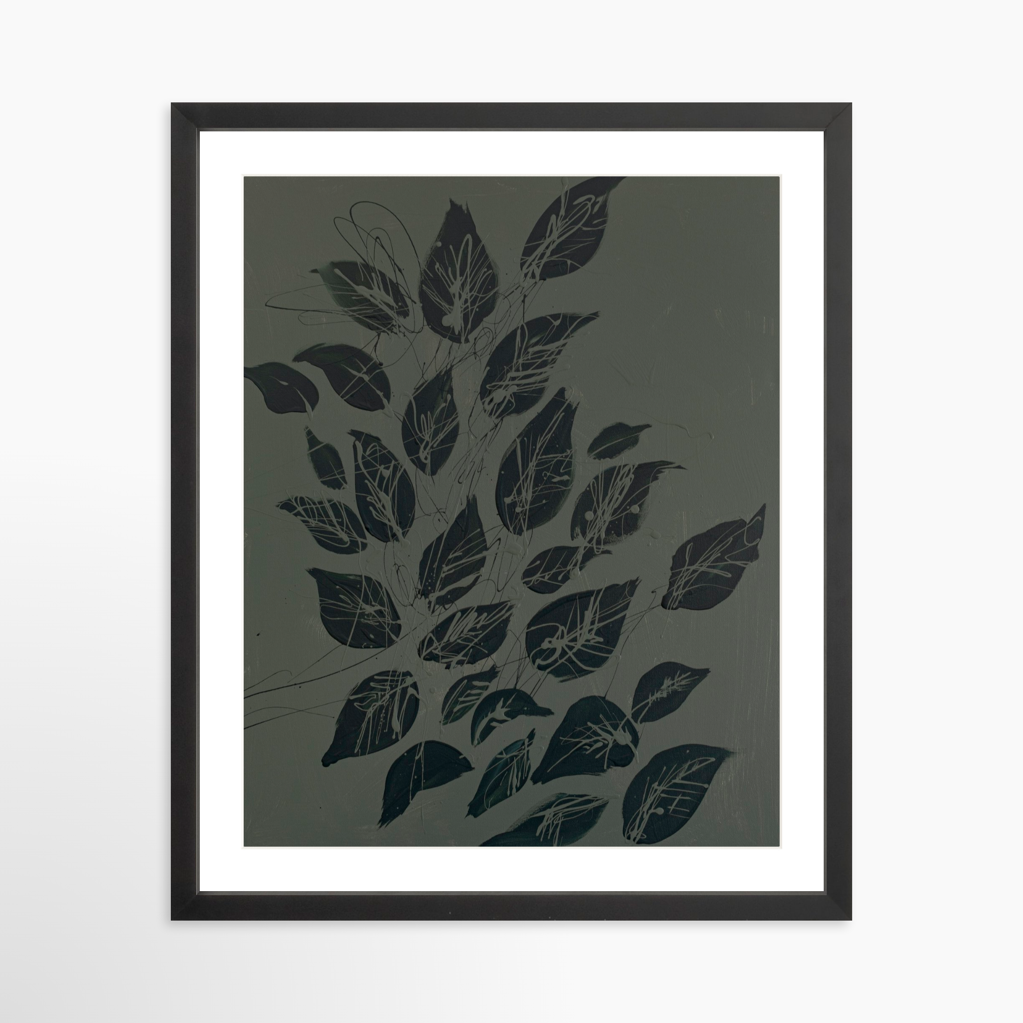 16x20 / Black Frame + White Mat