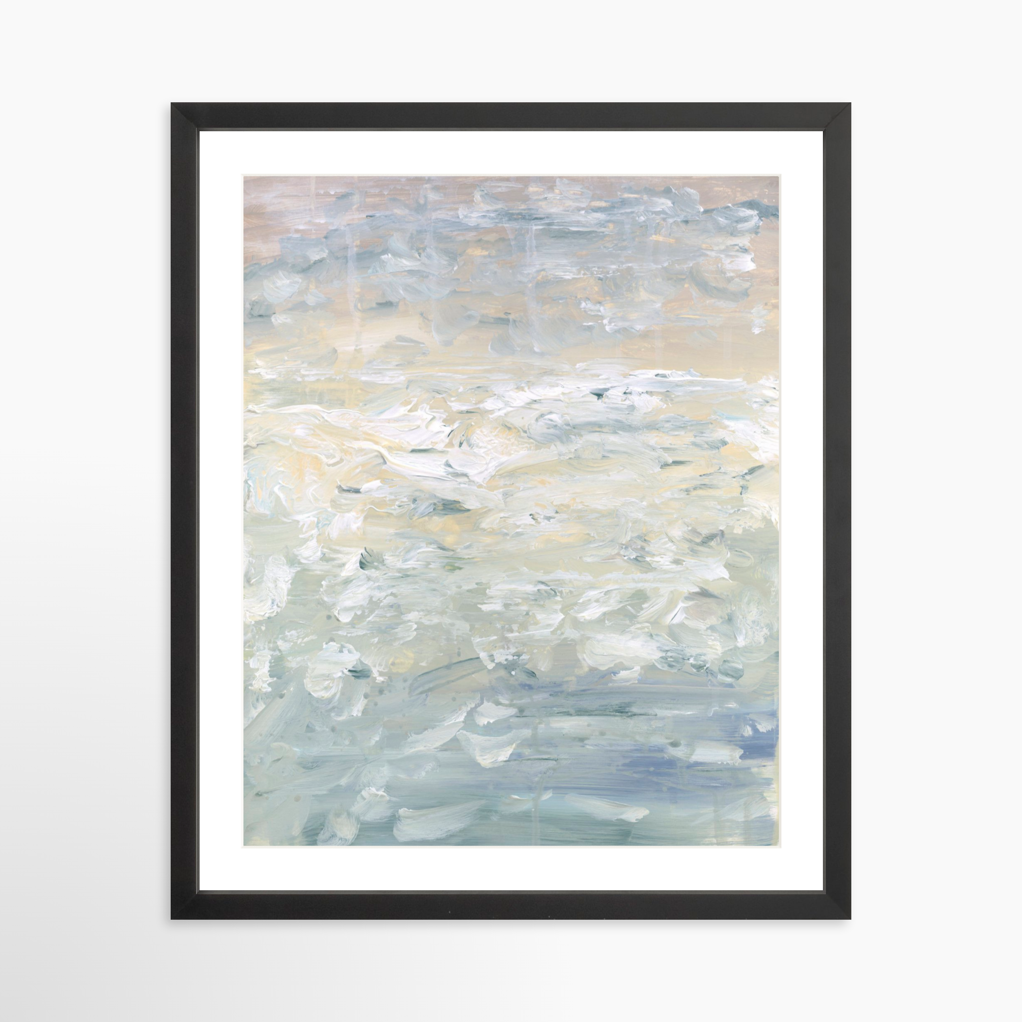 16x20 / Black Frame + White Mat