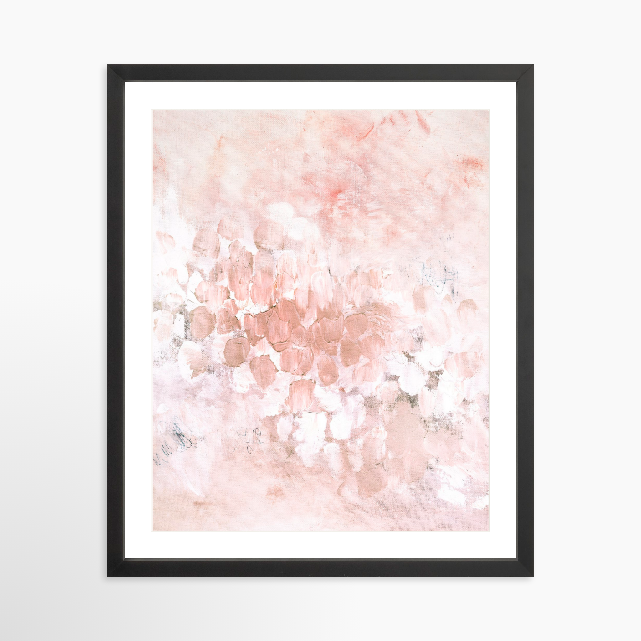16x20 / Black Frame + White Mat