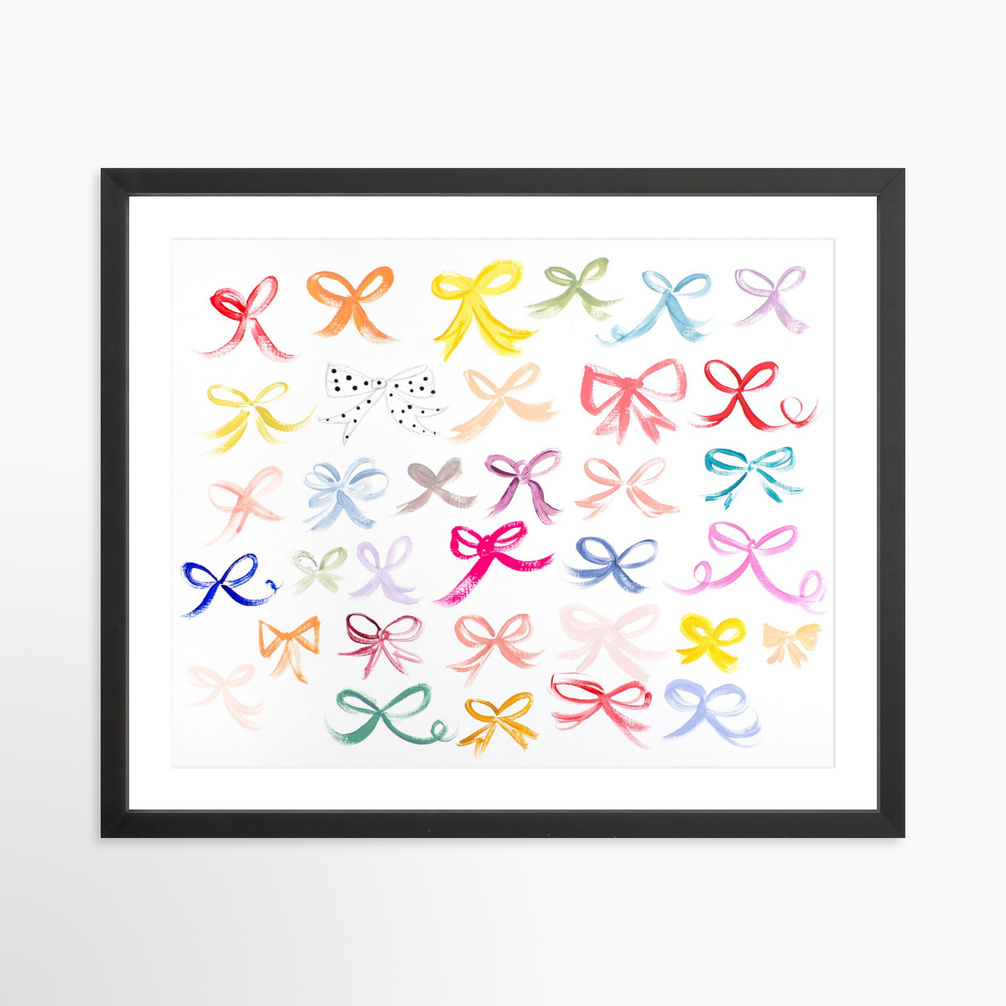 20x16 / Black Frame + White Mat