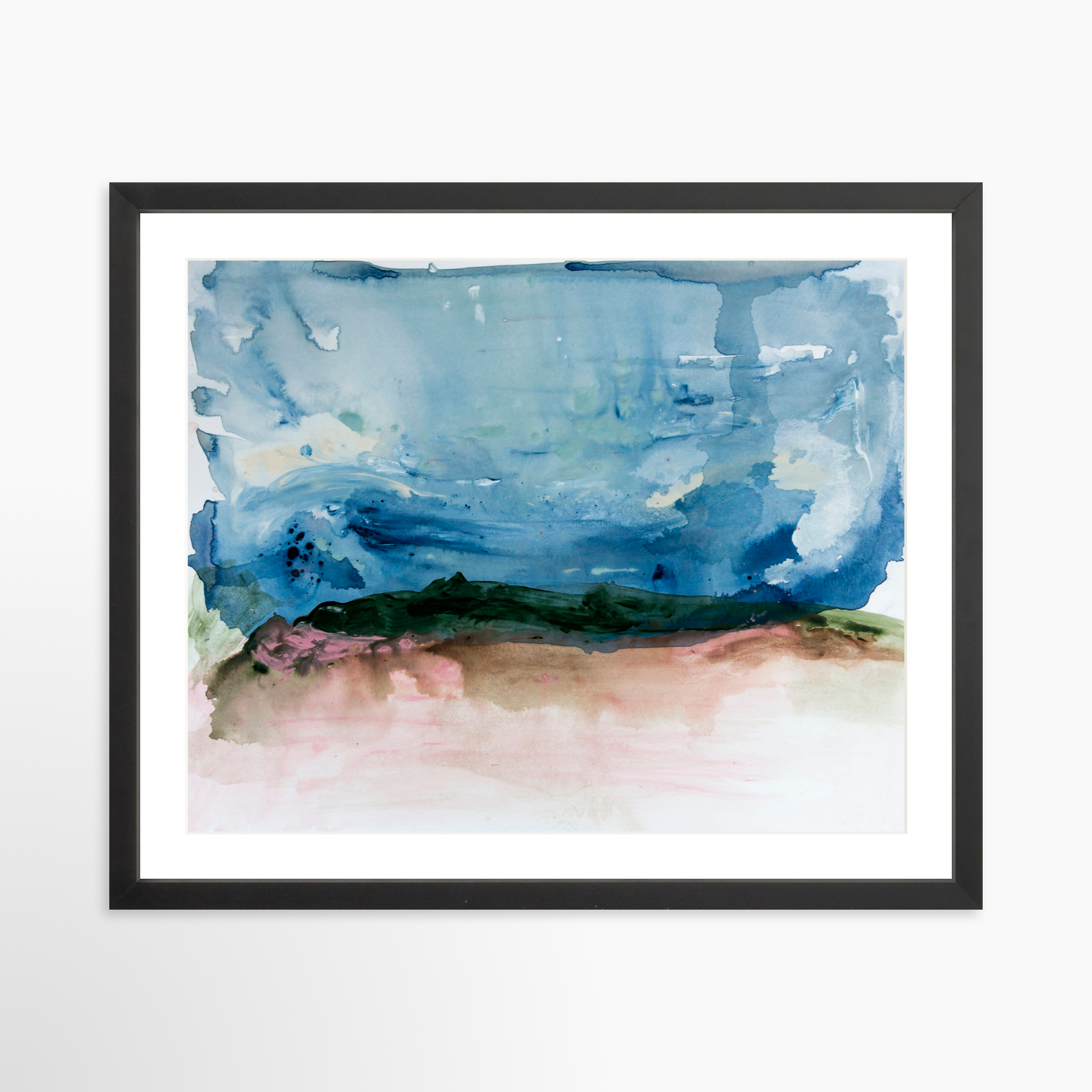 20x16 / Black Frame + White Mat