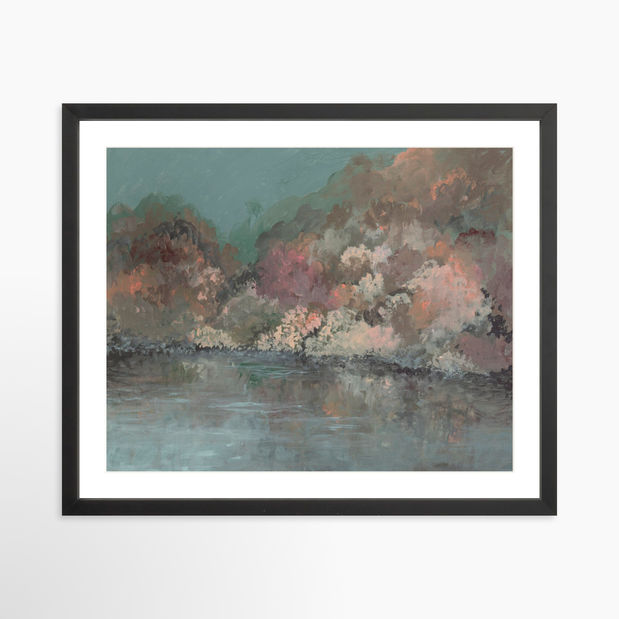 20x16 / Black Frame + White Mat