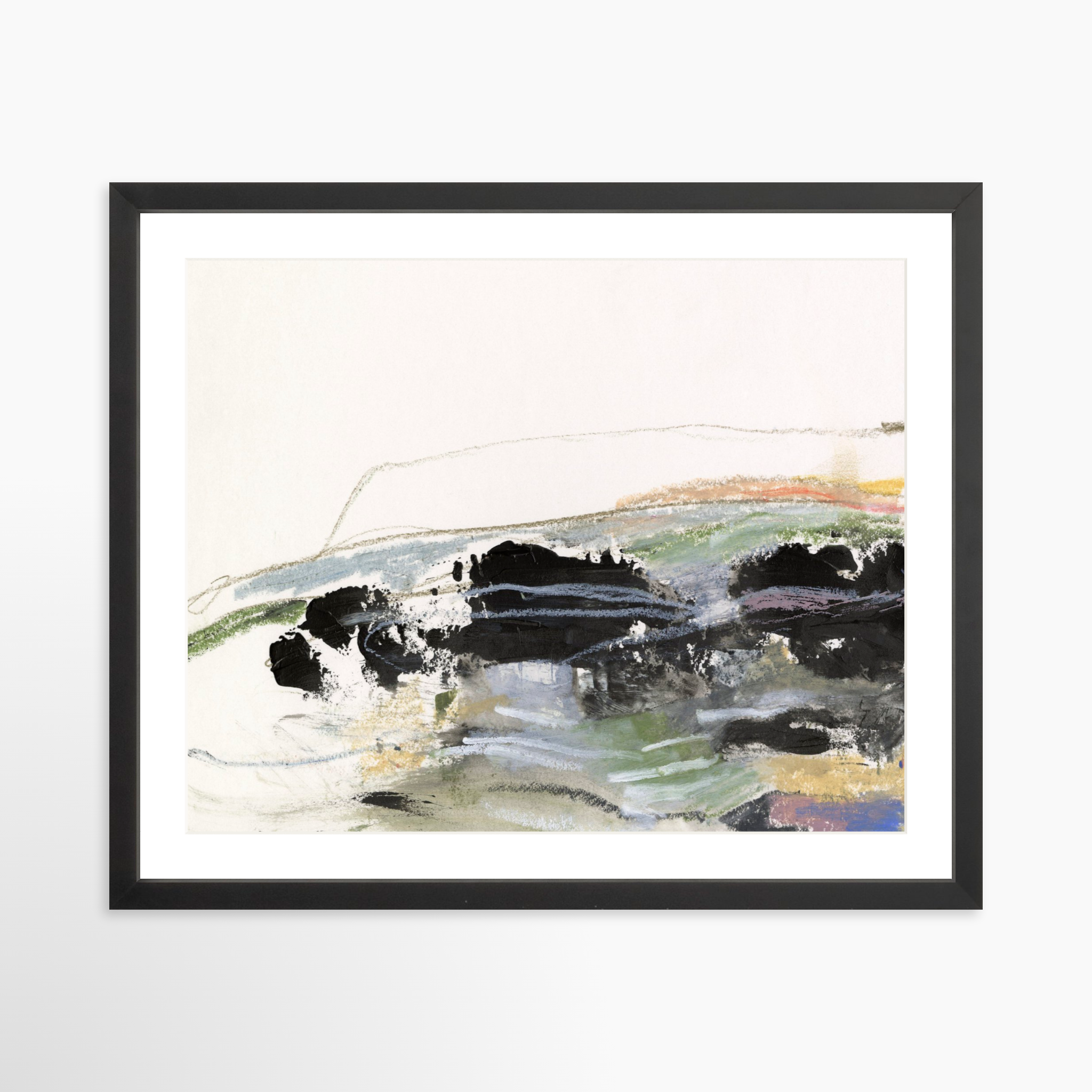 20x16 / Black Frame + White Mat