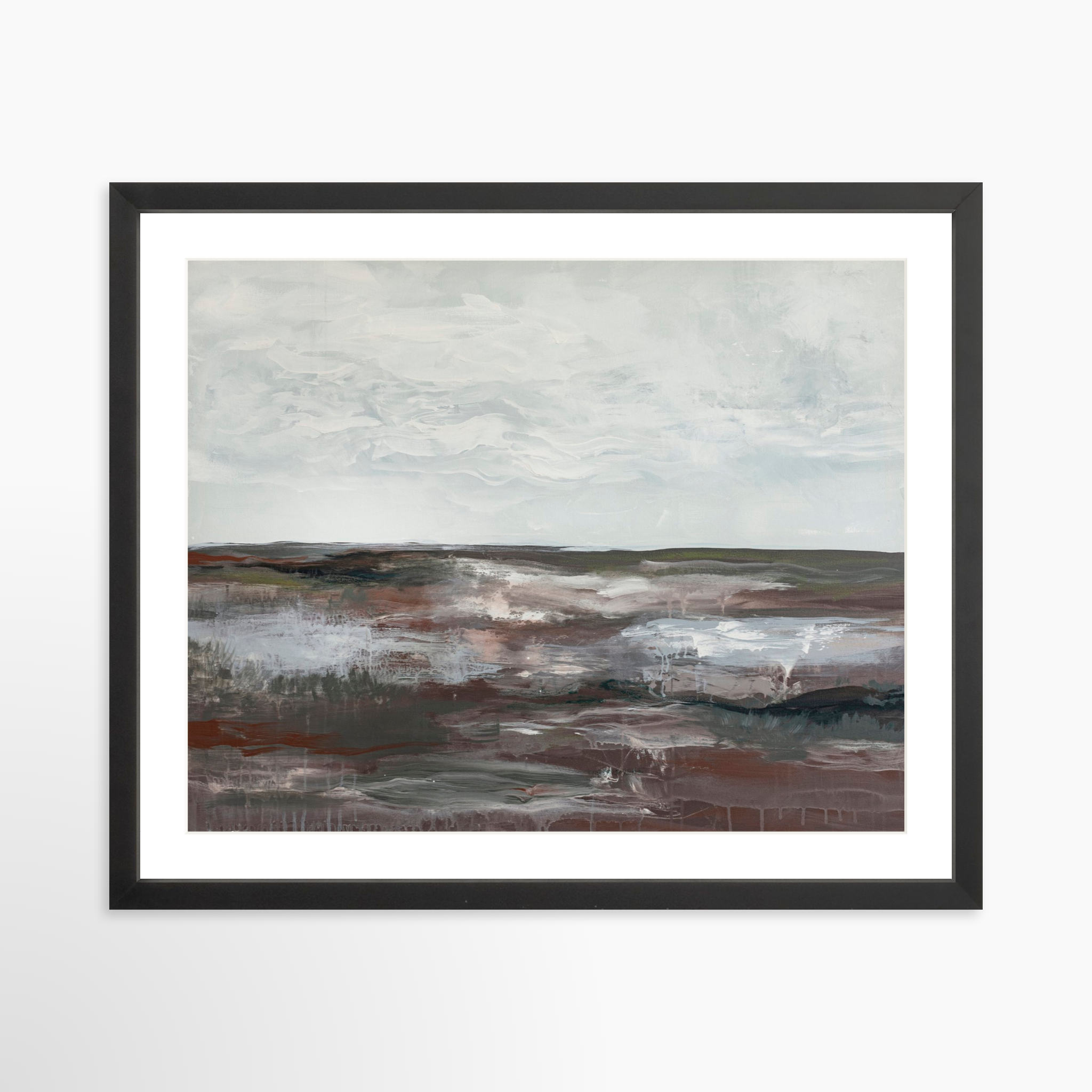 20x16 / Black Frame + White Mat