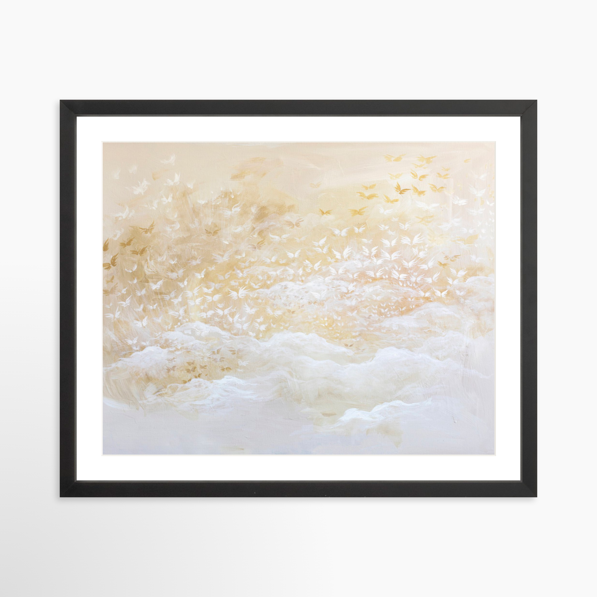 20x16 / Black Frame + White Mat