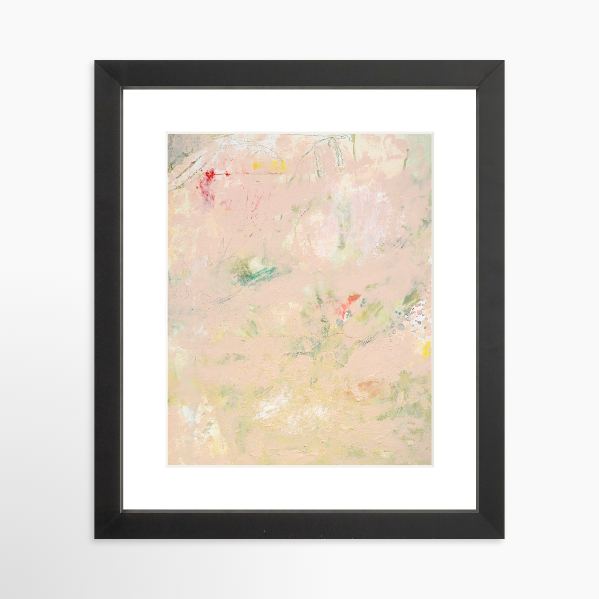 8x10 / Black Frame + White Mat