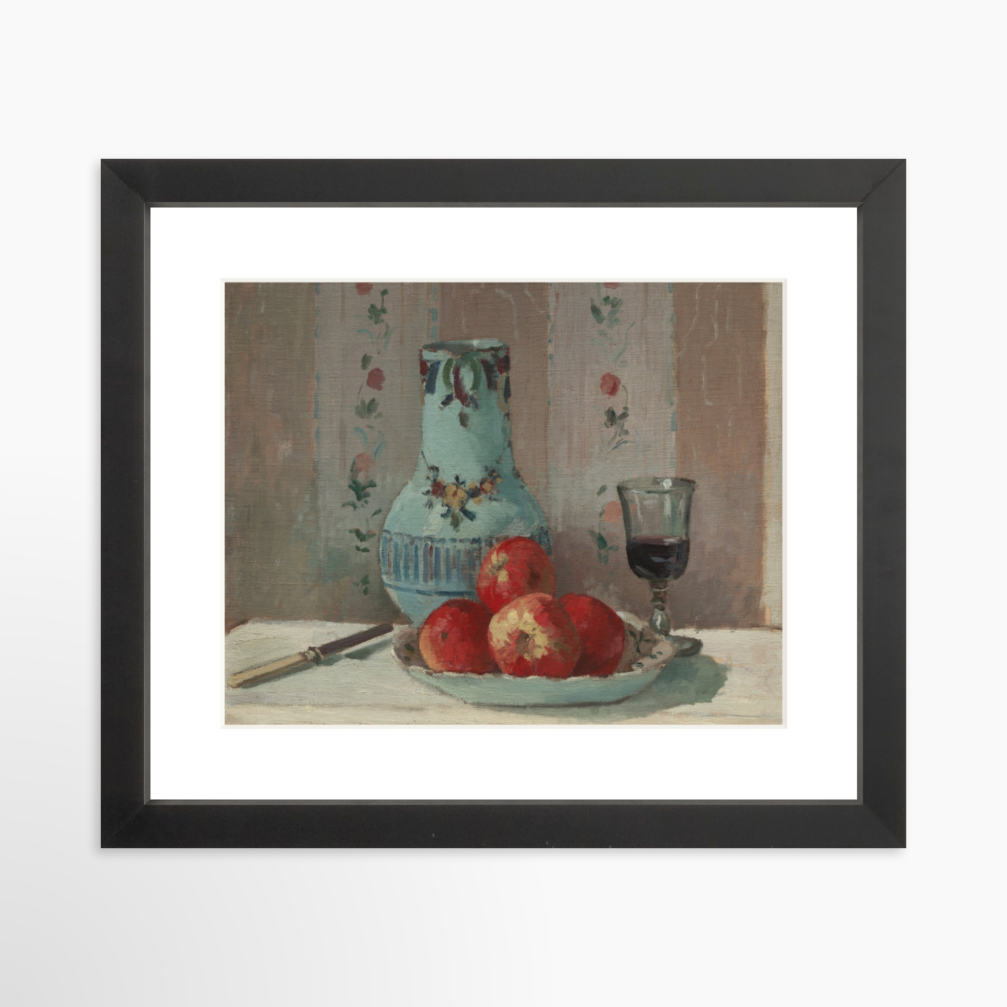 10x8 / Black Frame + White Mat