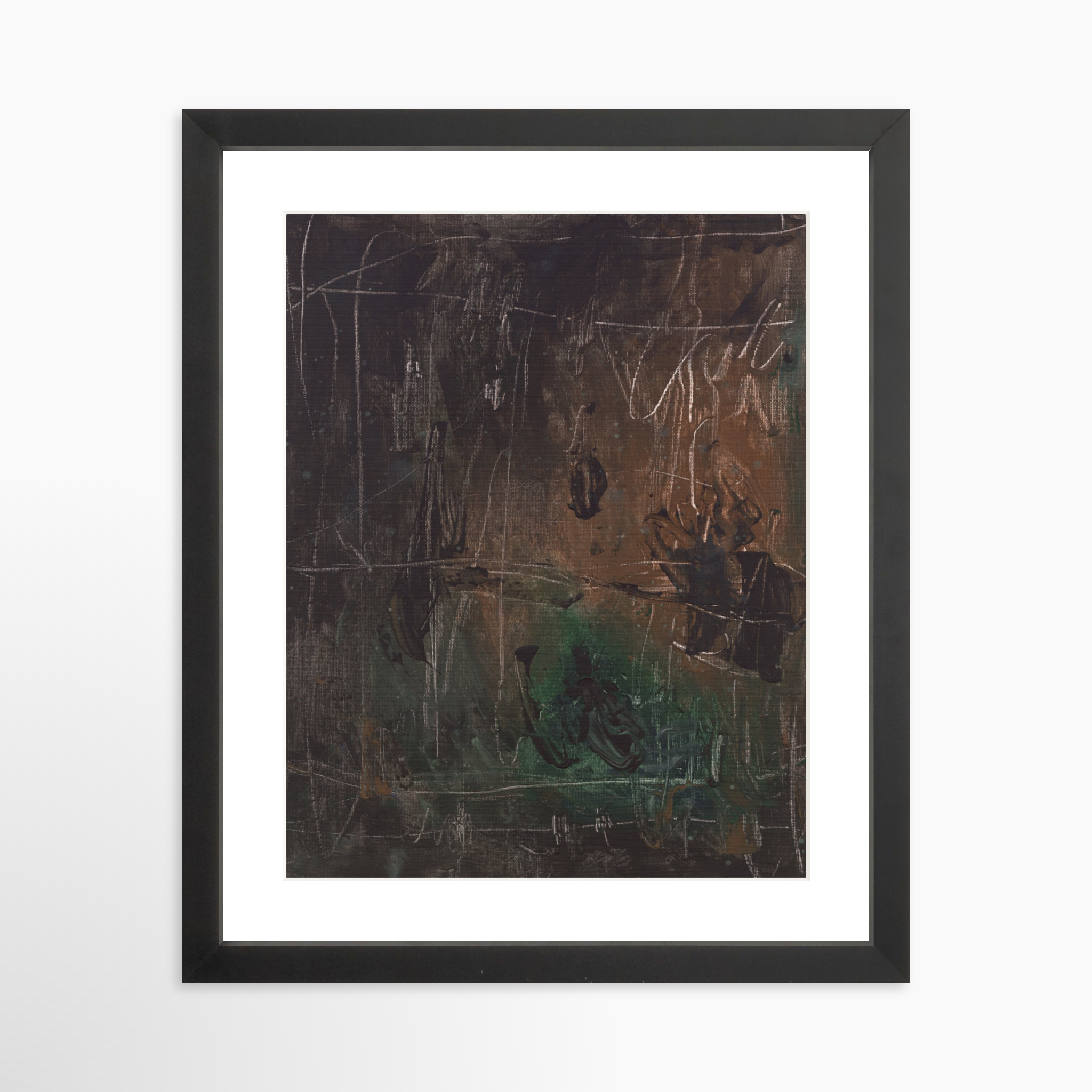 11x14 / Black Frame + White Mat