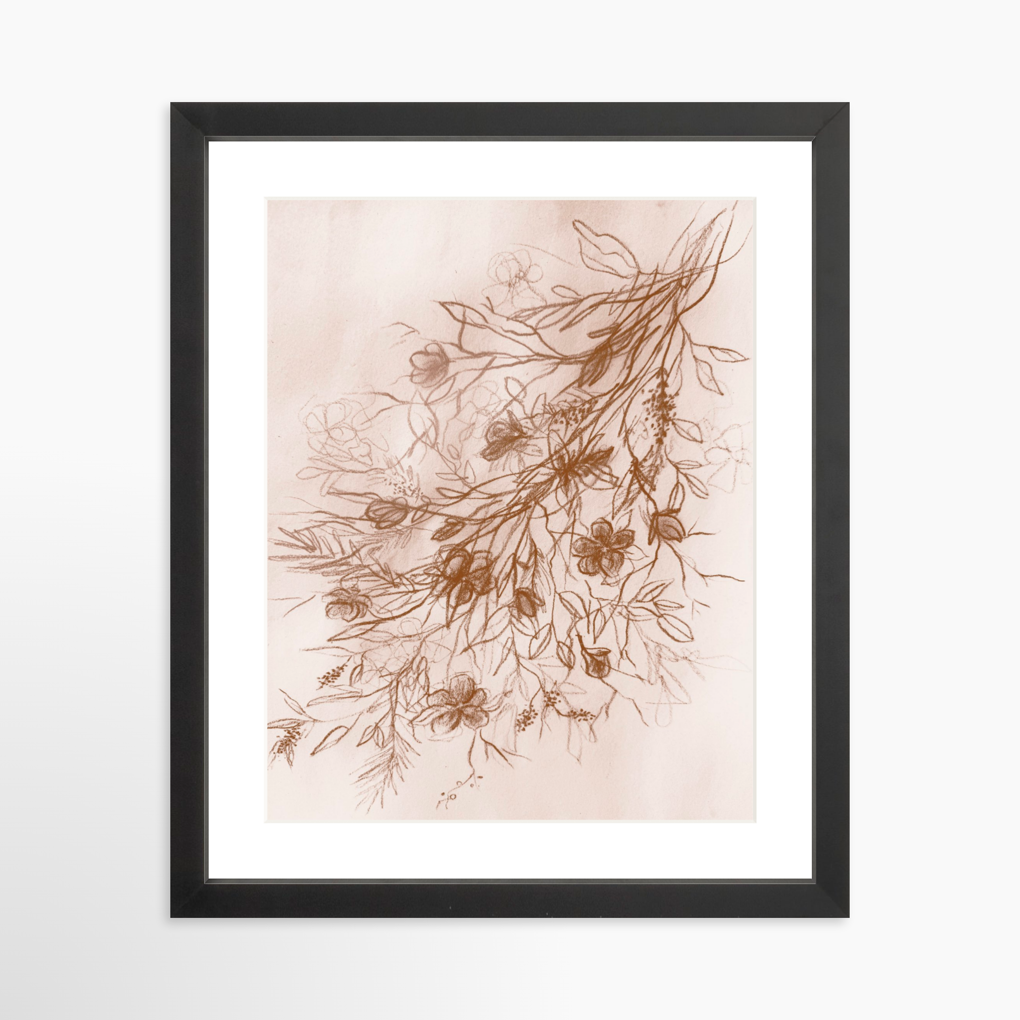 11x14 / Black Frame + White Mat