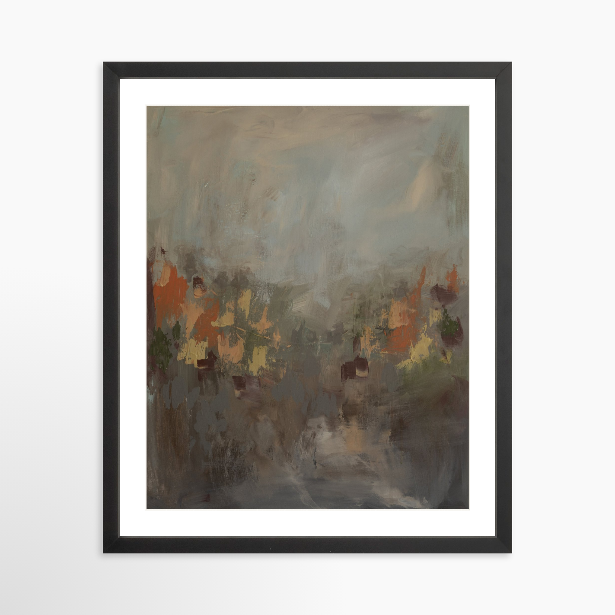 16x20 / Black Frame + White Mat