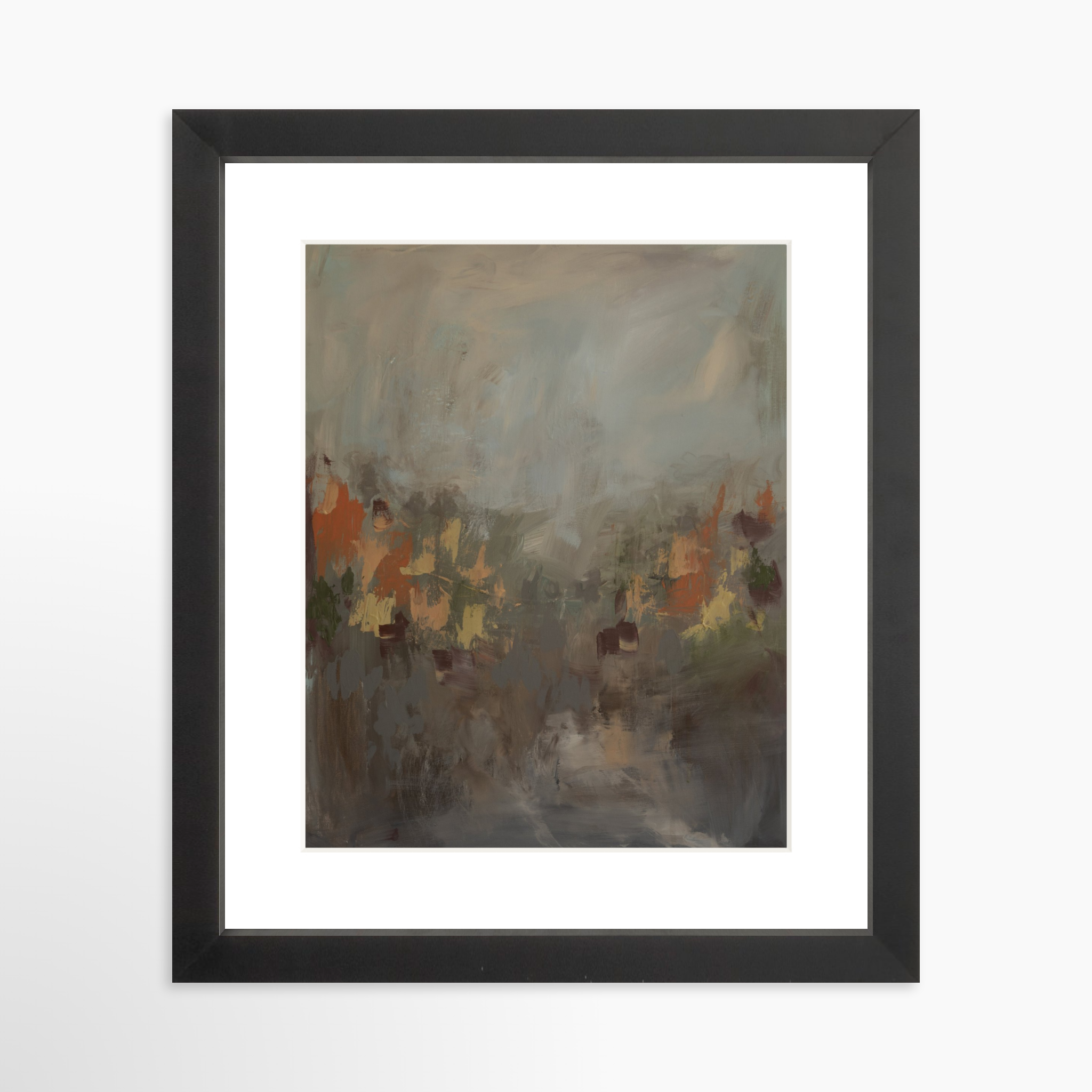 8x10 / Black Frame + White Mat