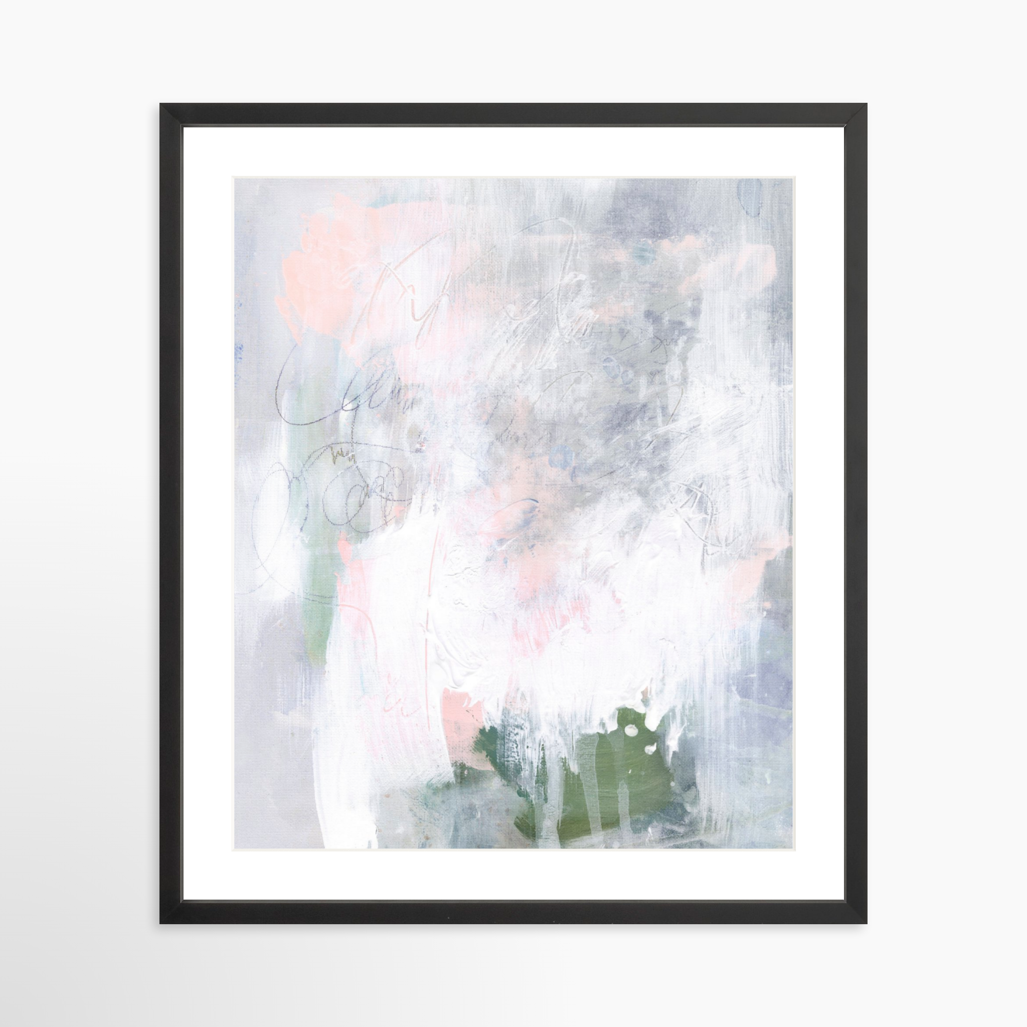 20x25 / Black Frame + White Mat