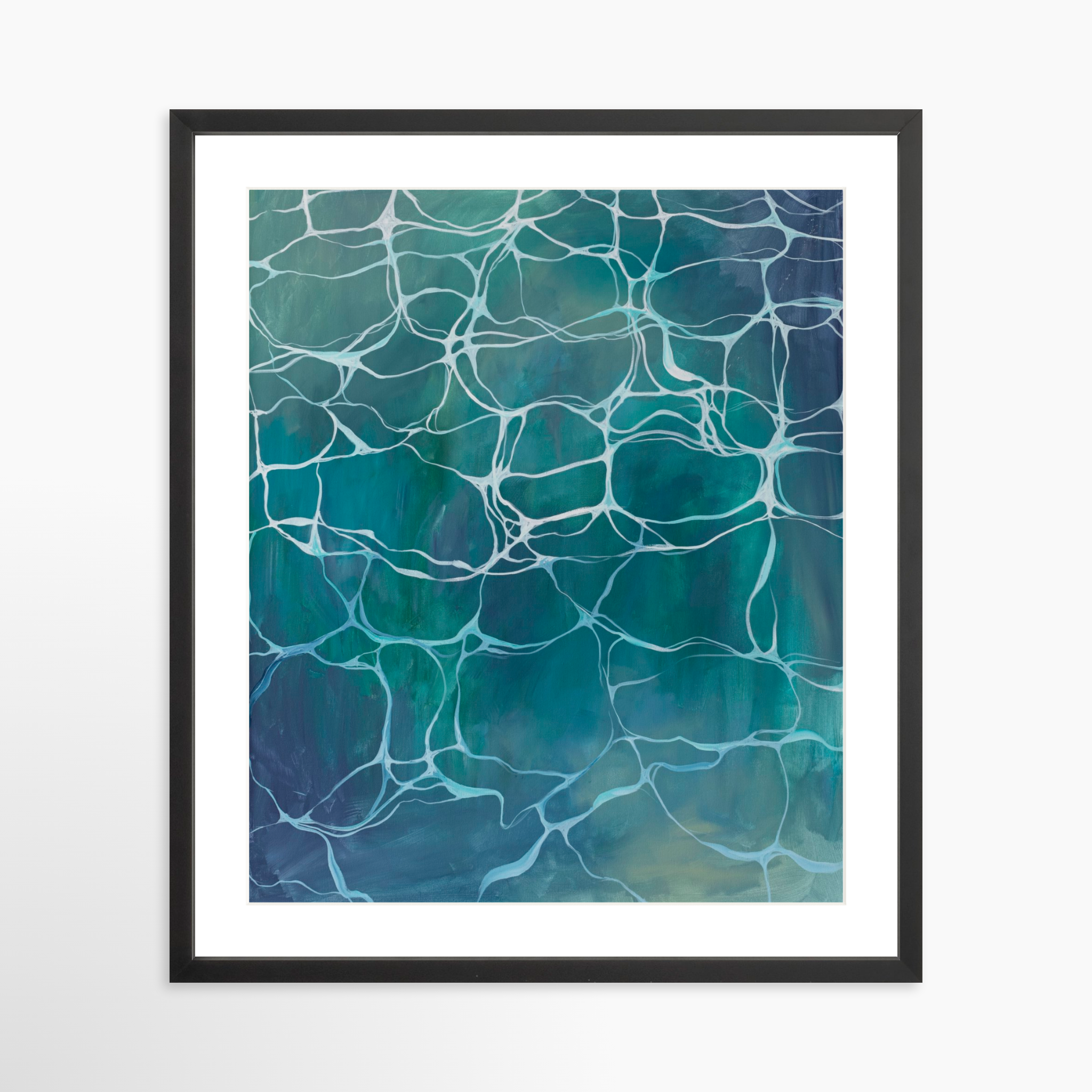 20x25 / Black Frame + White Mat