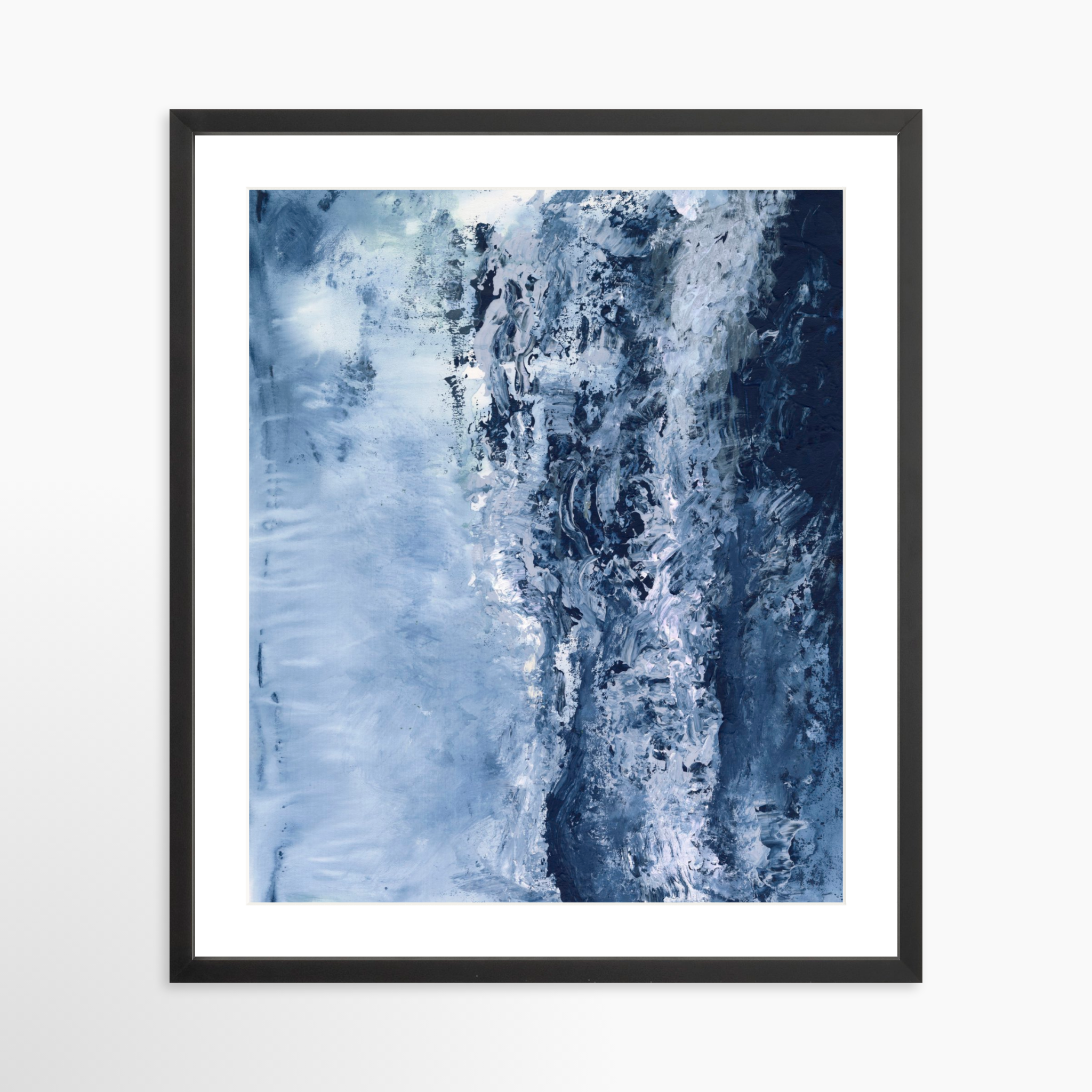 20x25 / Black Frame + White Mat