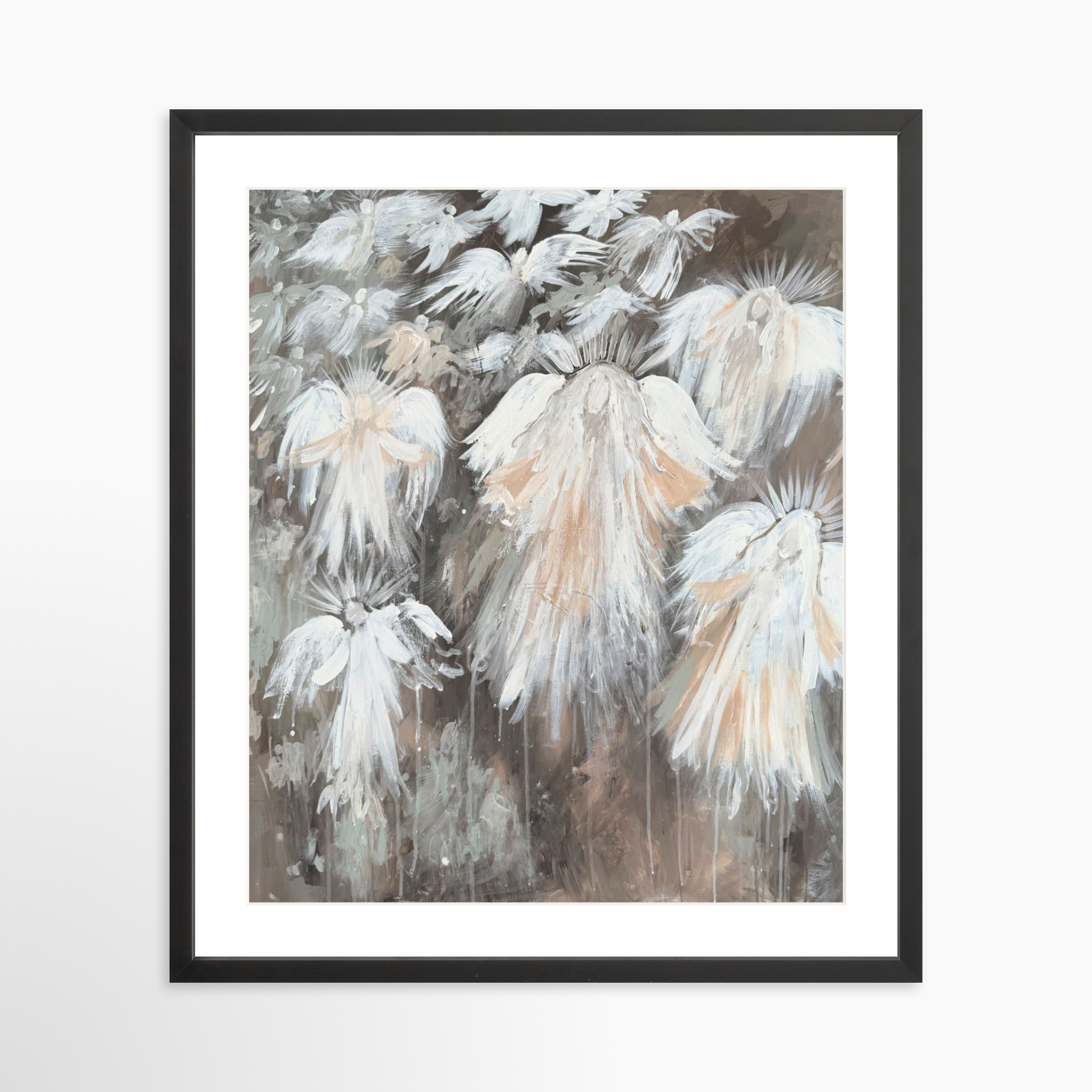 20x25 / Black Frame + White Mat