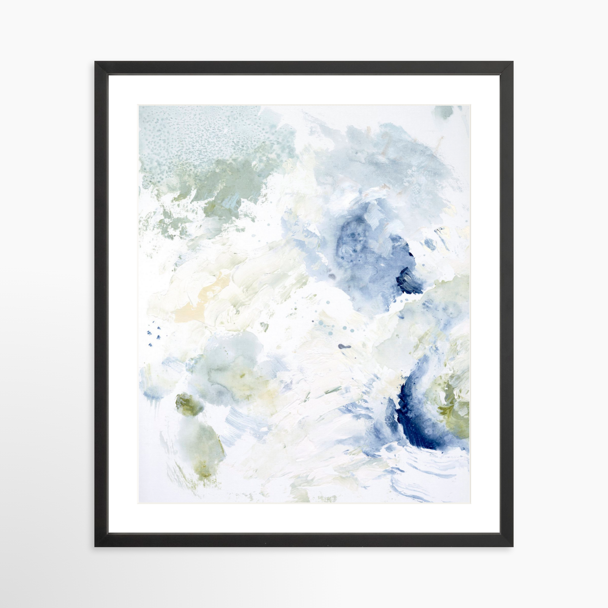 20x25 / Black Frame + White Mat