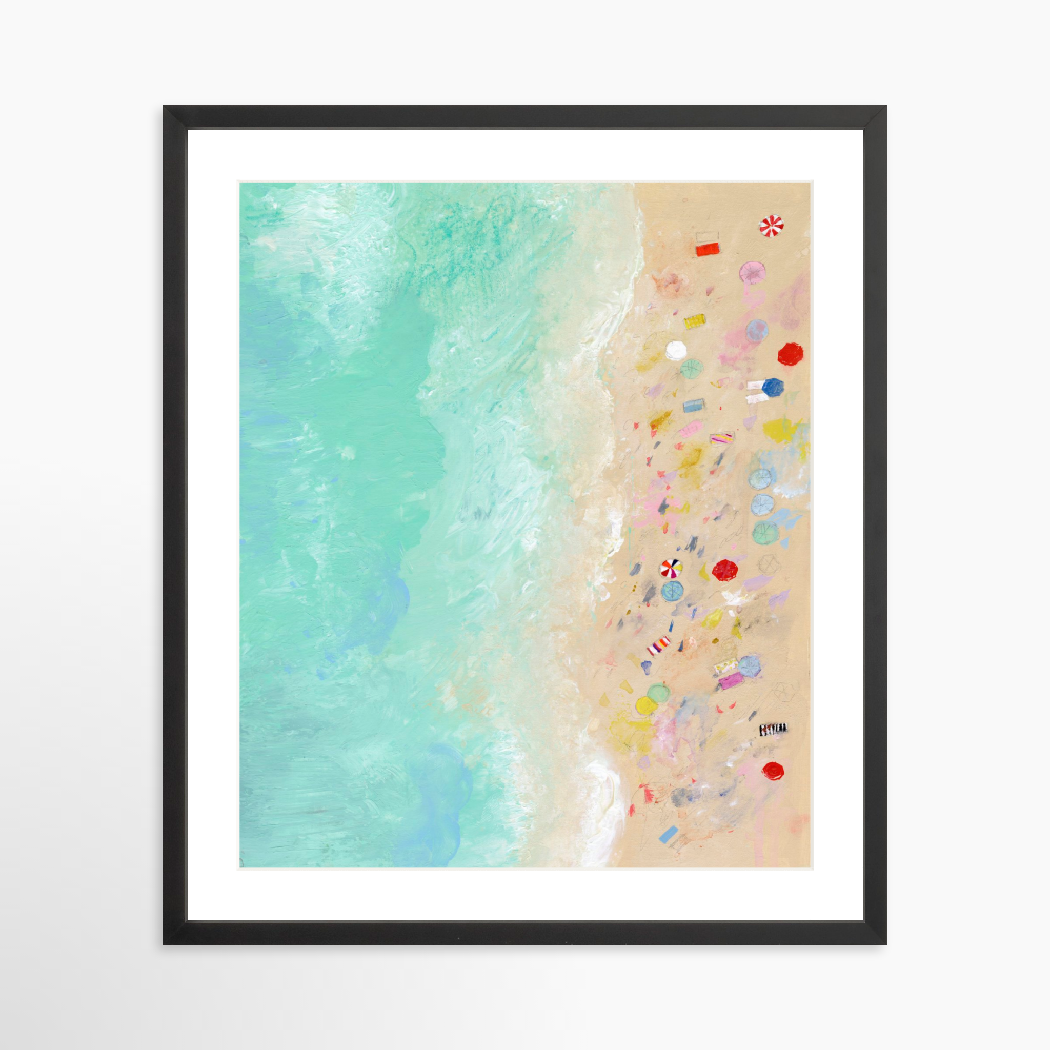 20x25 / Black Frame + White Mat