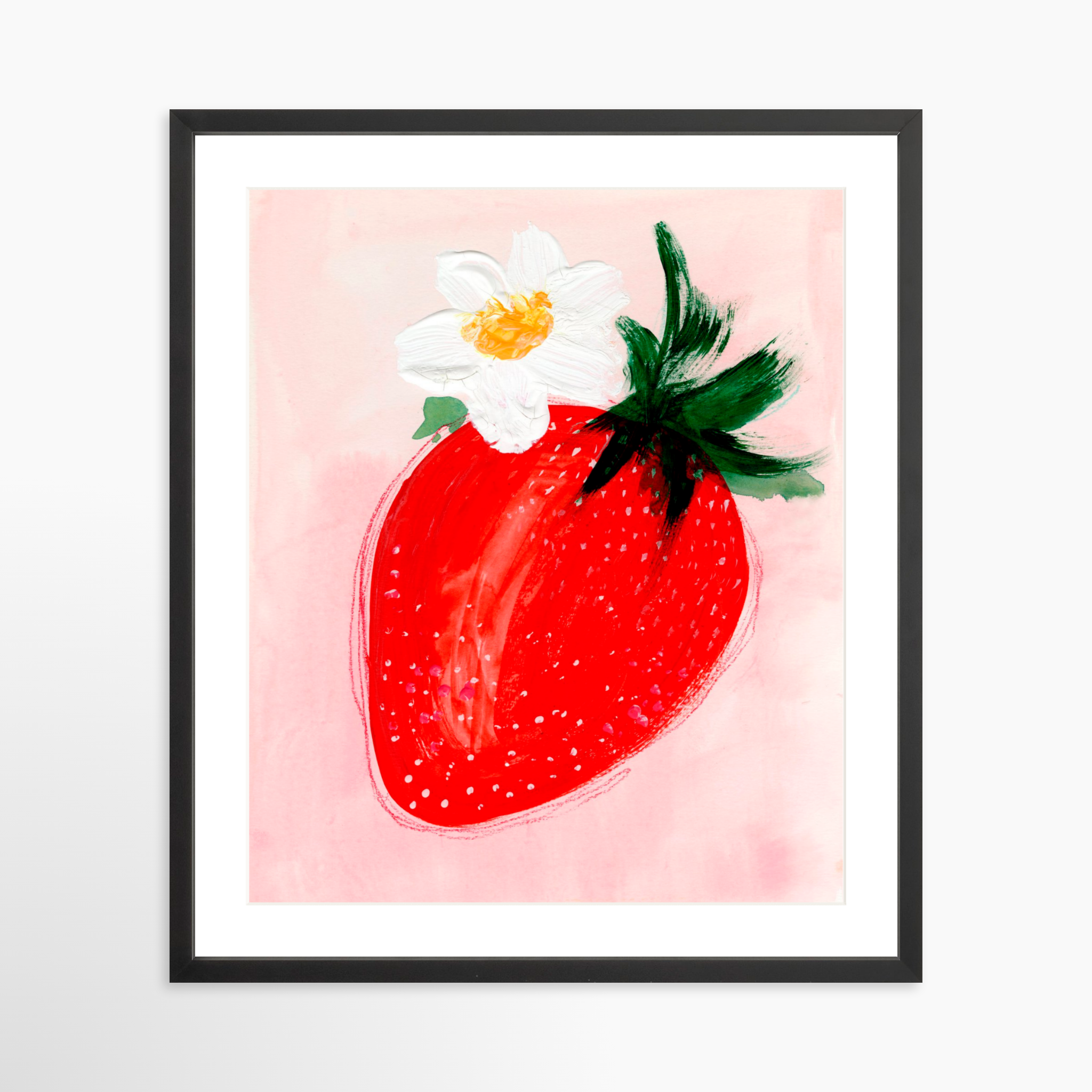 20x25 / Black Frame + White Mat