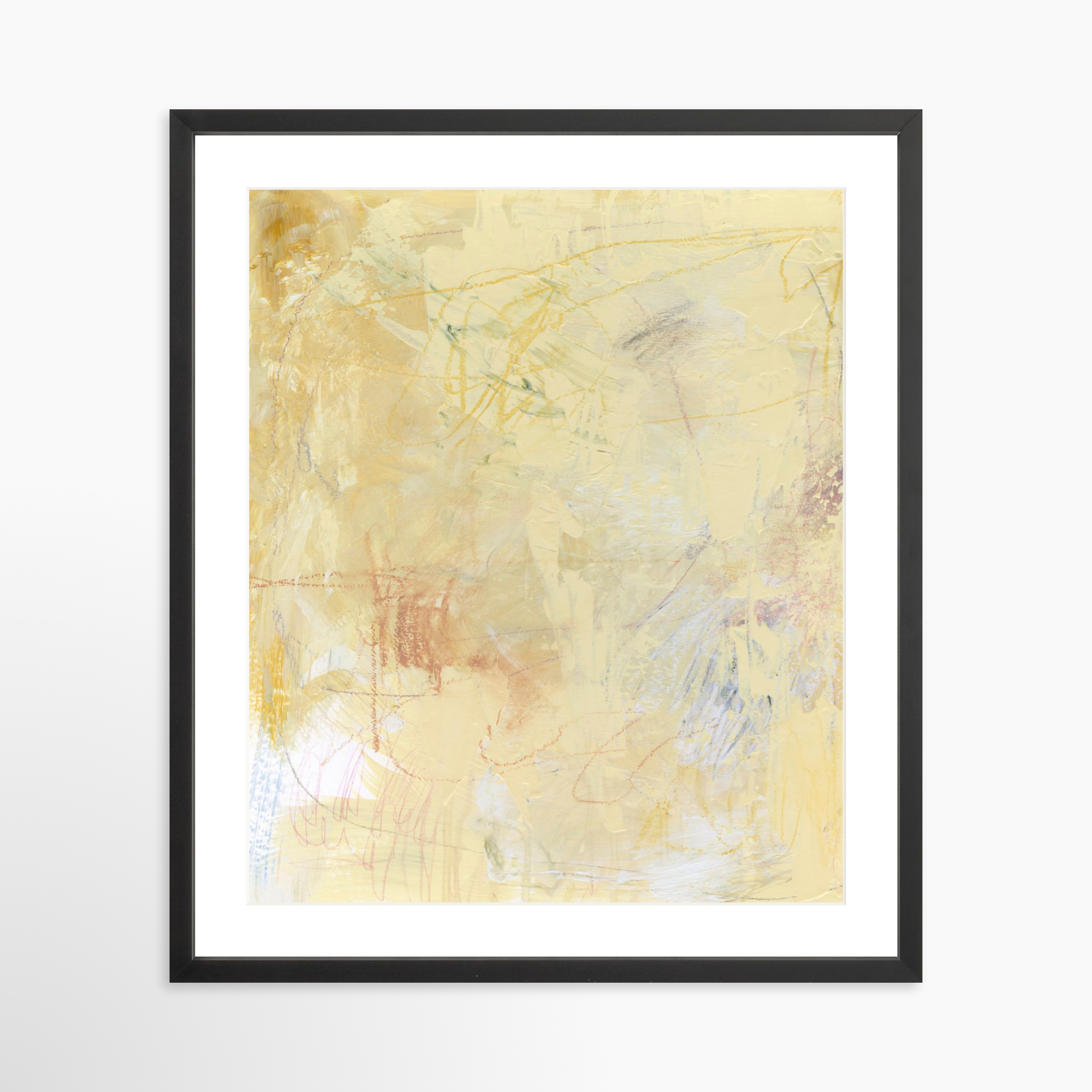 20x25 / Black Frame + White Mat