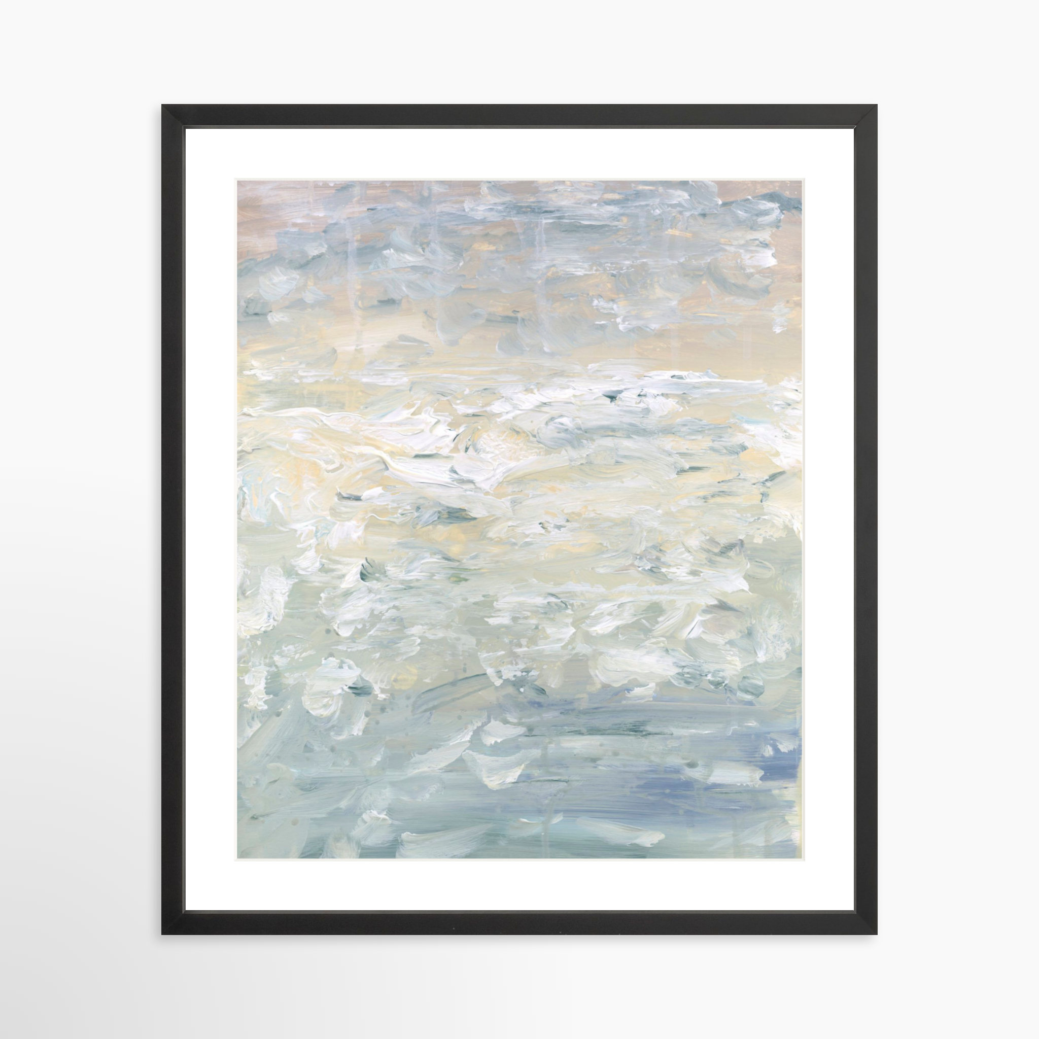 20x25 / Black Frame + White Mat