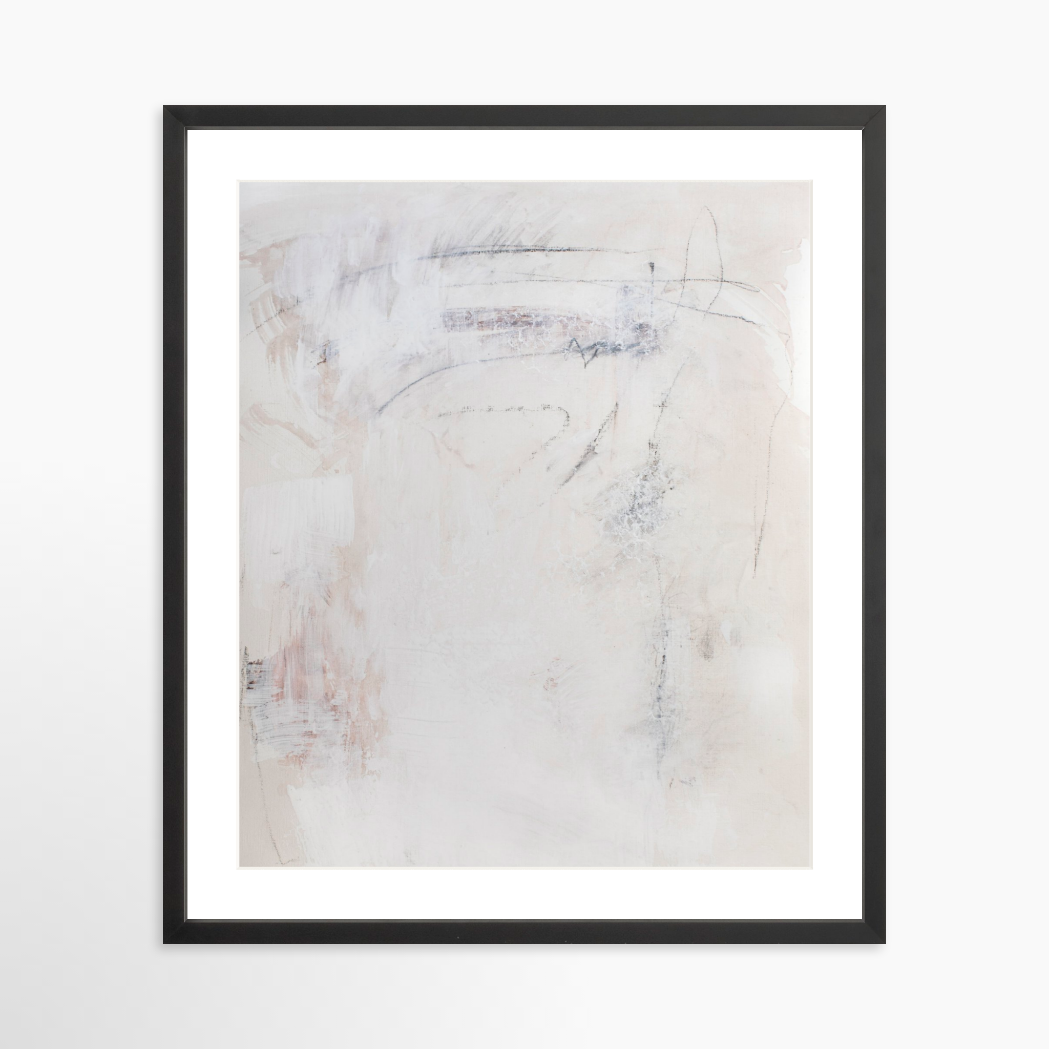 20x25 / Black Frame + White Mat