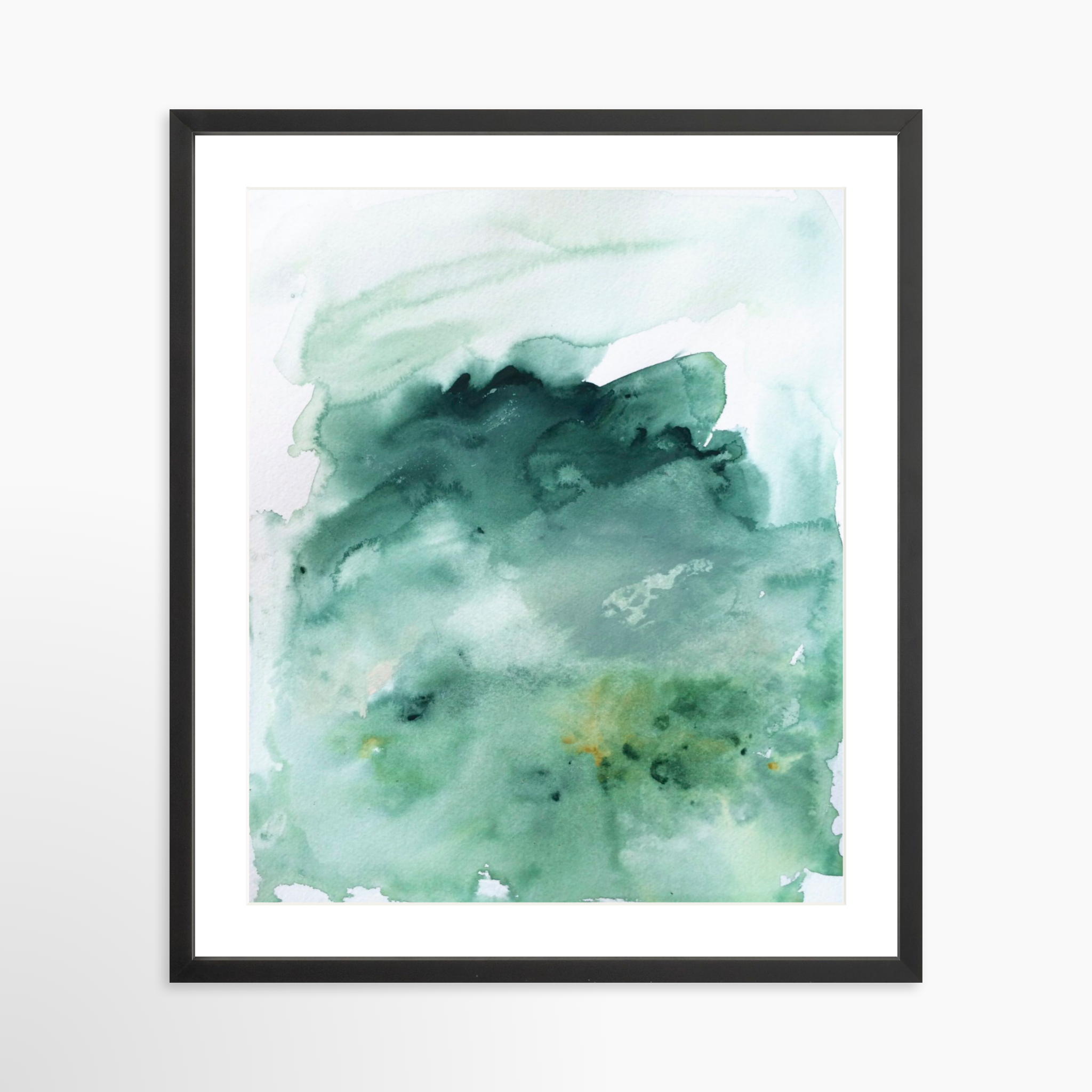 20x25 / Black Frame + White Mat