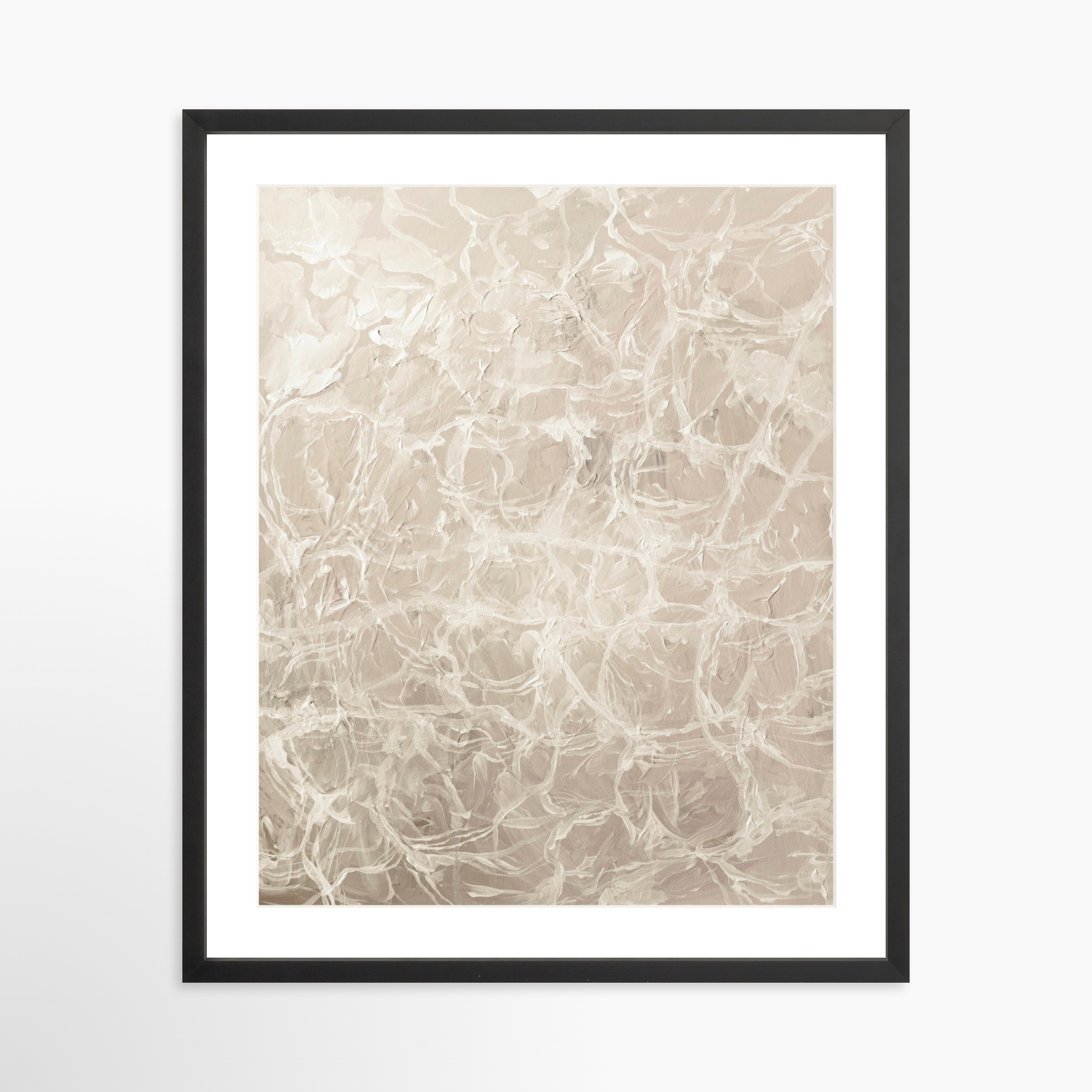 20x25 / Black Frame + White Mat
