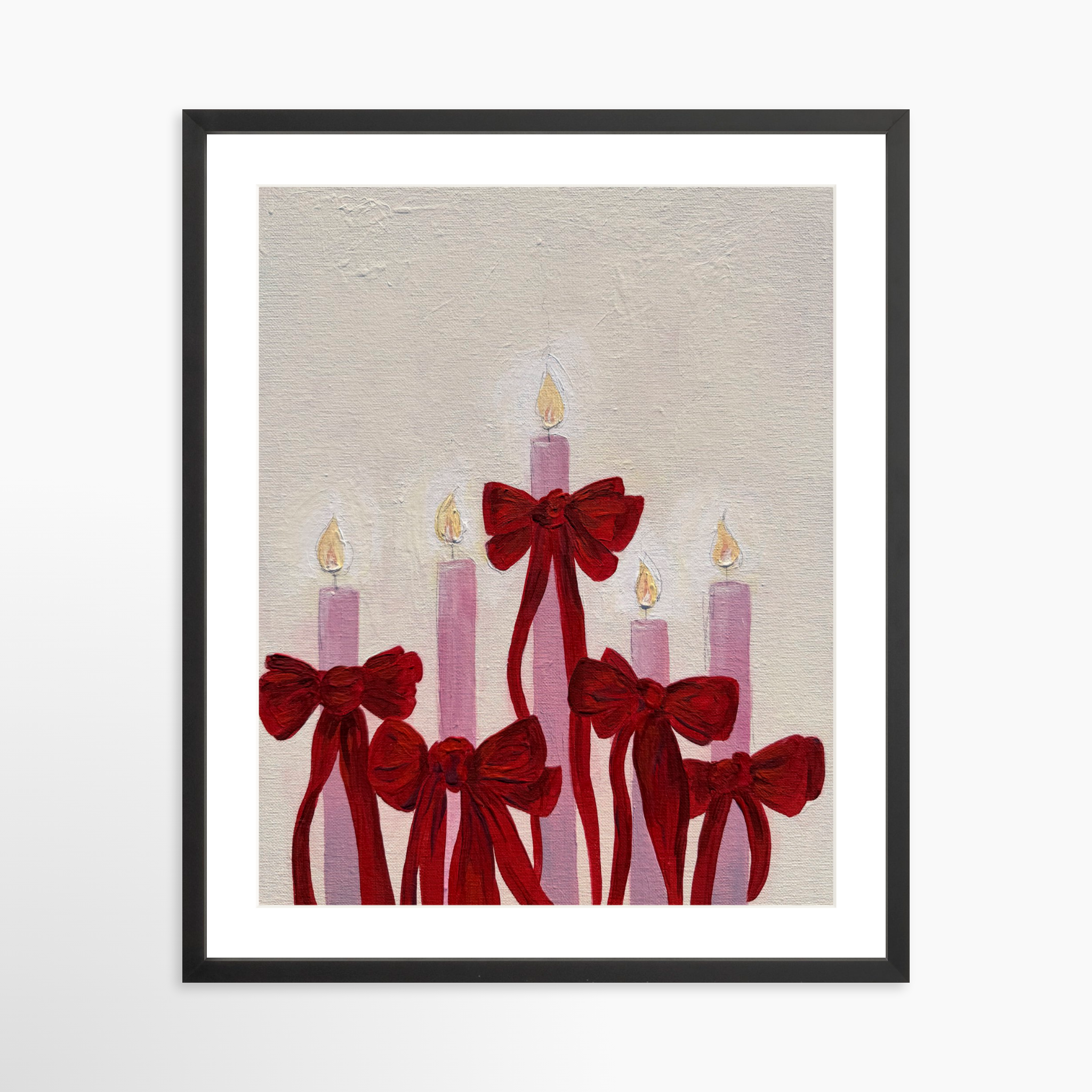 20x25 / Black Frame + White Mat