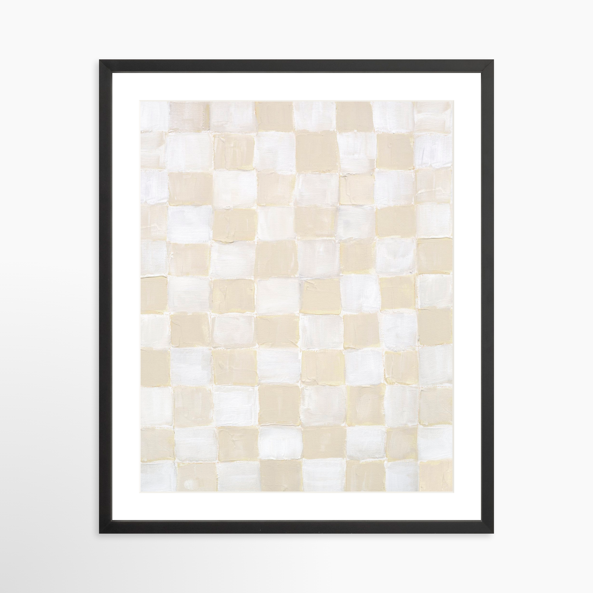 20x25 / Black Frame + White Mat