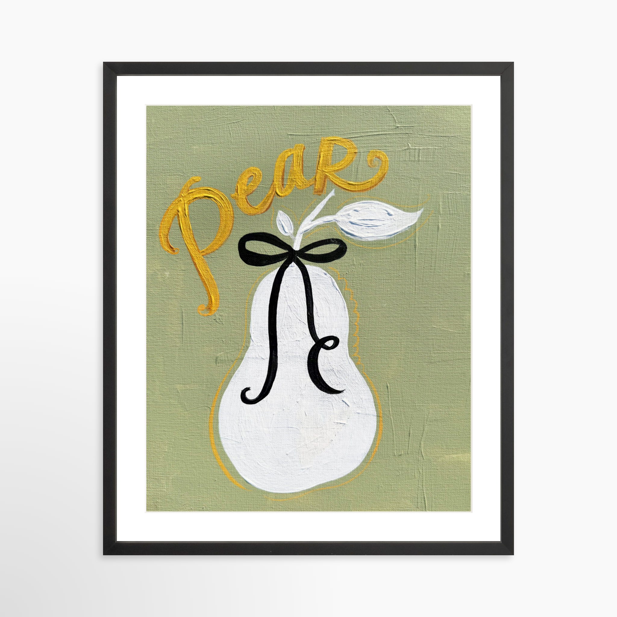 20x25 / Black Frame + White Mat