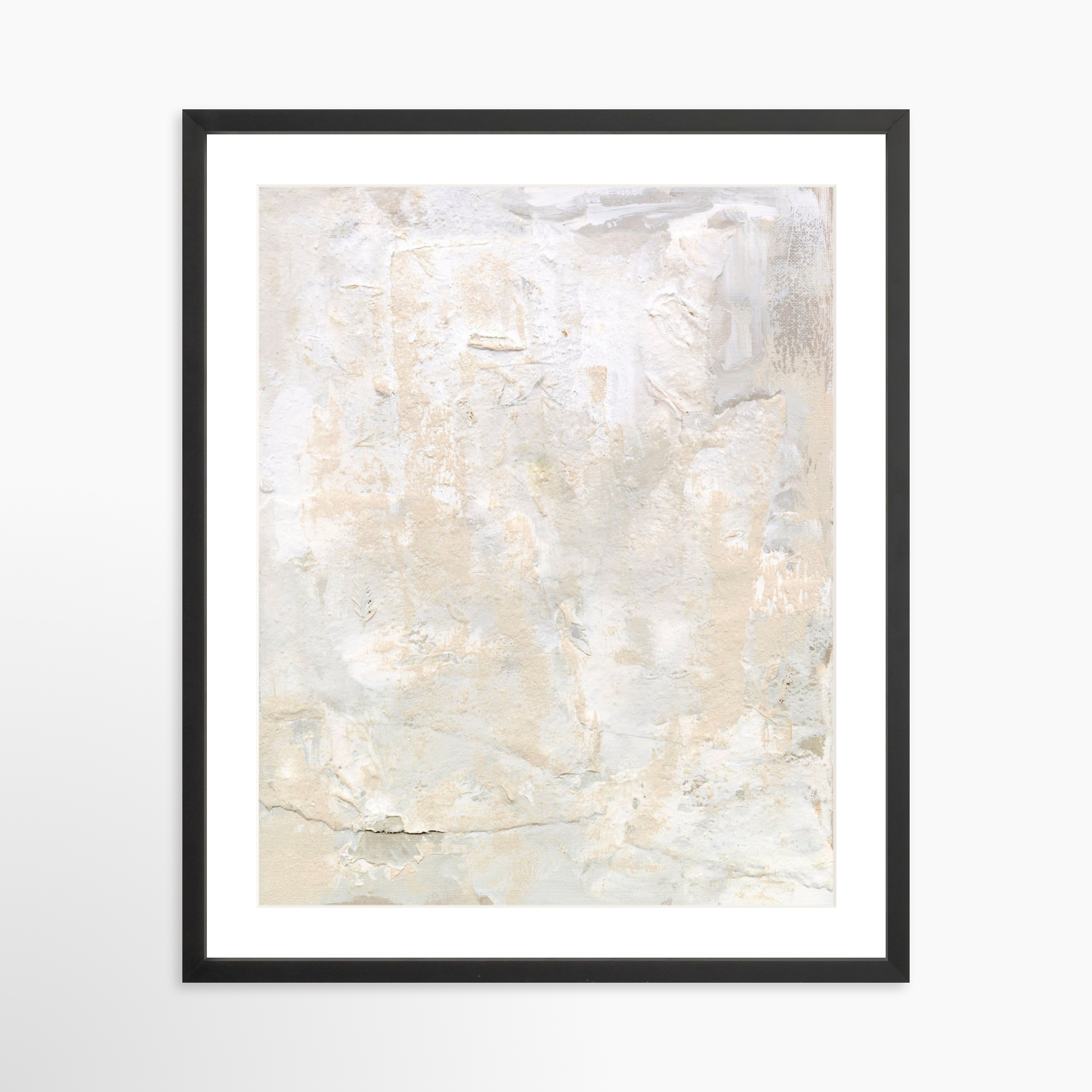 20x25 / Black Frame + White Mat