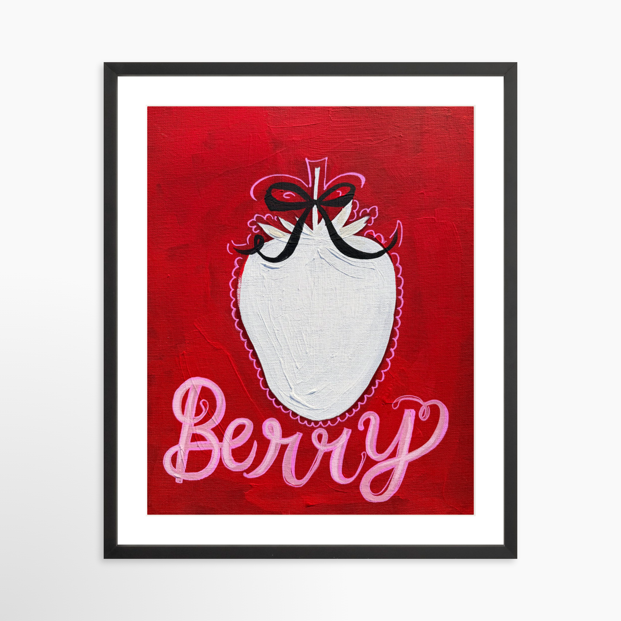 20x25 / Black Frame + White Mat