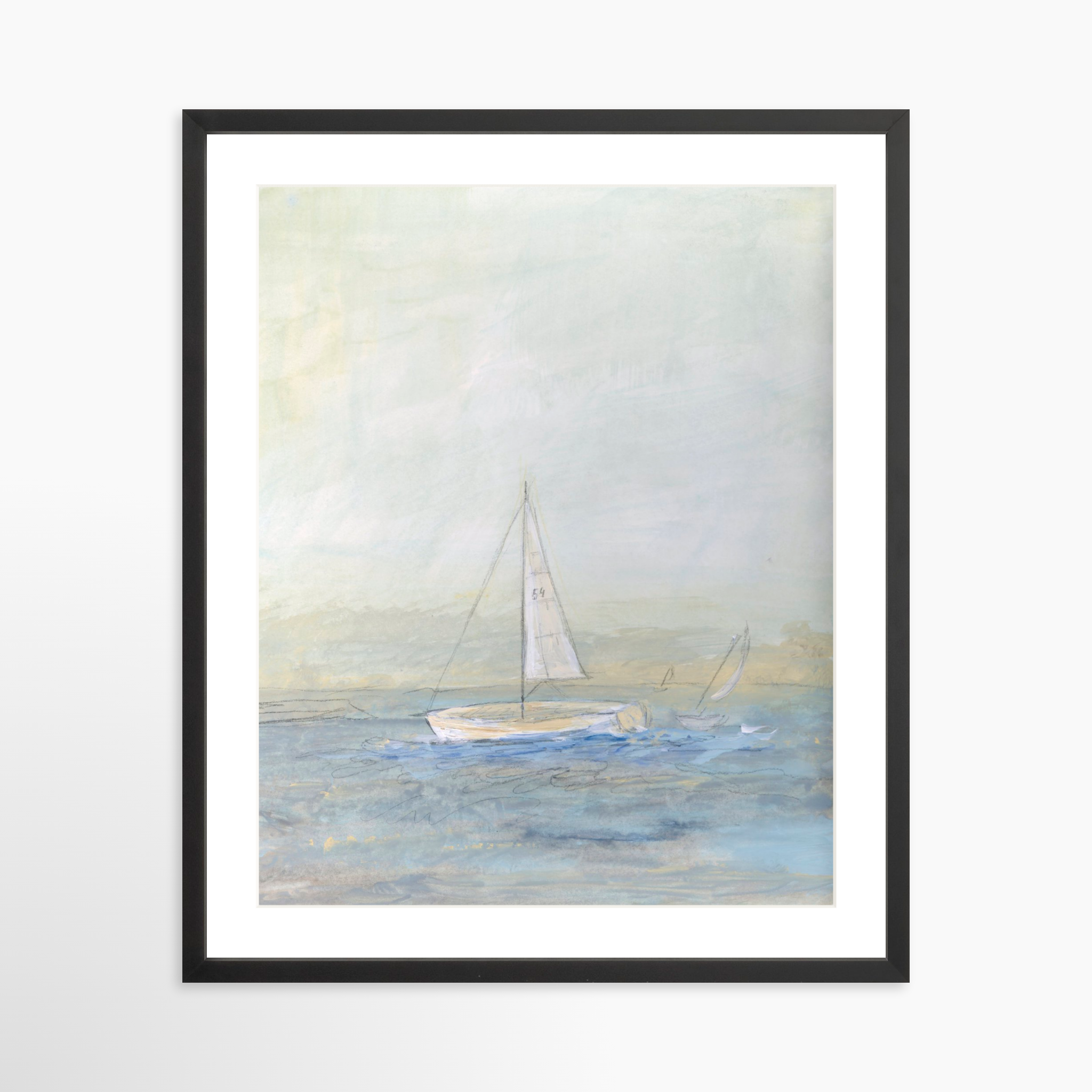 20x25 / Black Frame + White Mat