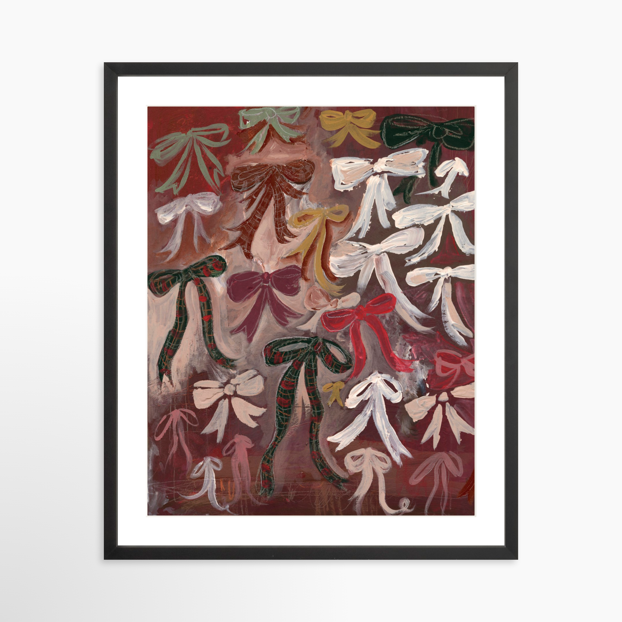 20x25 / Black Frame + White Mat