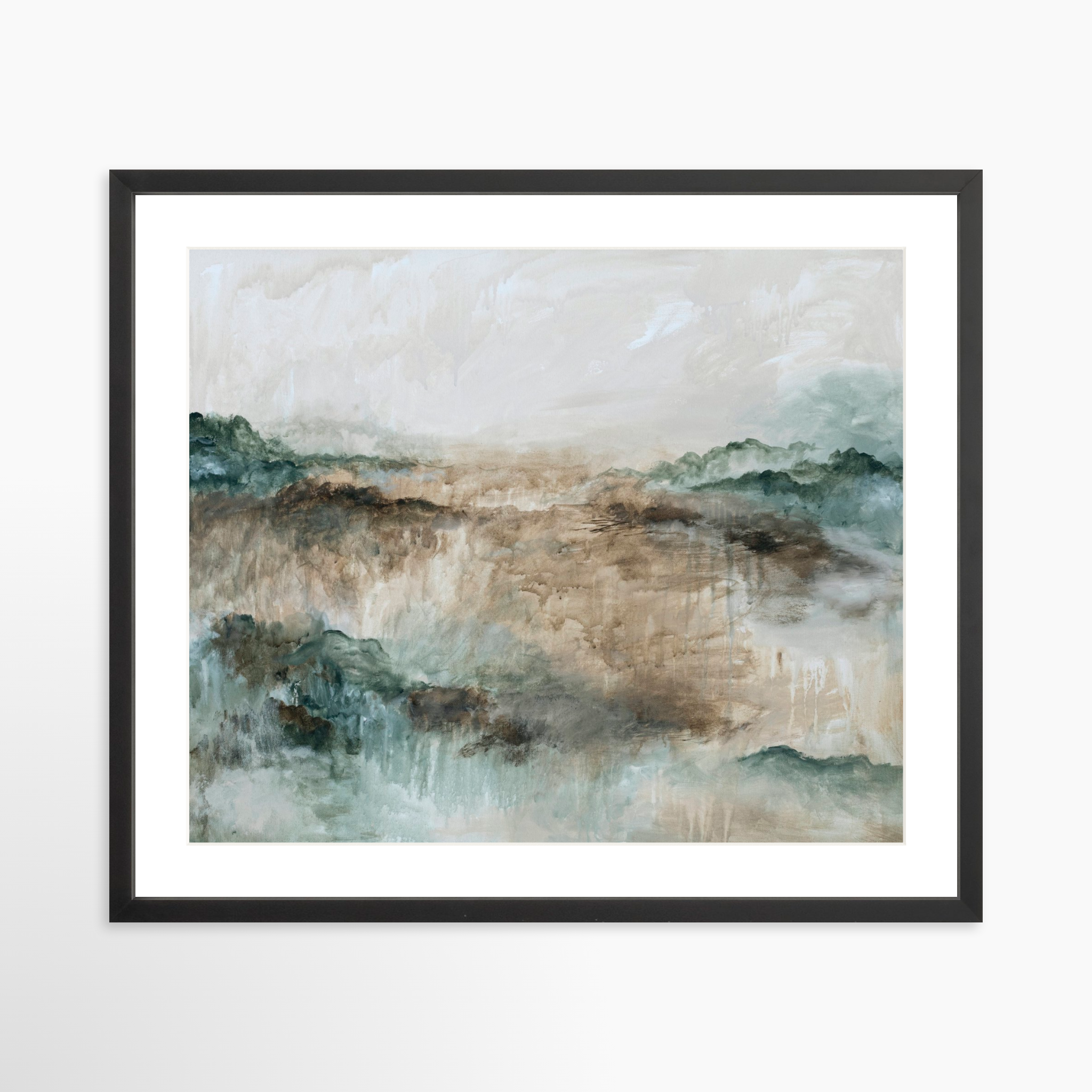 25x20 / Black Frame + White Mat