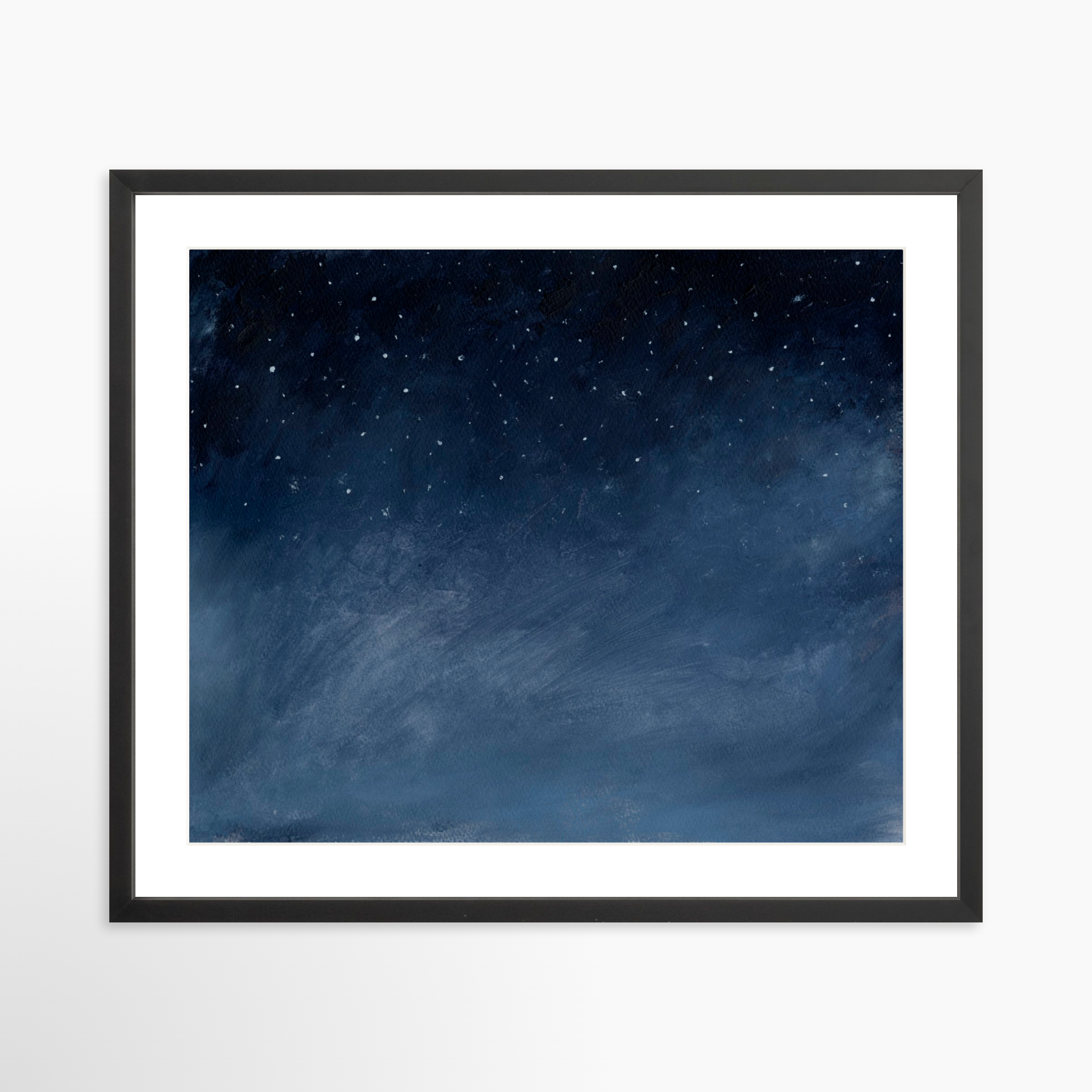 25x20 / Black Frame + White Mat