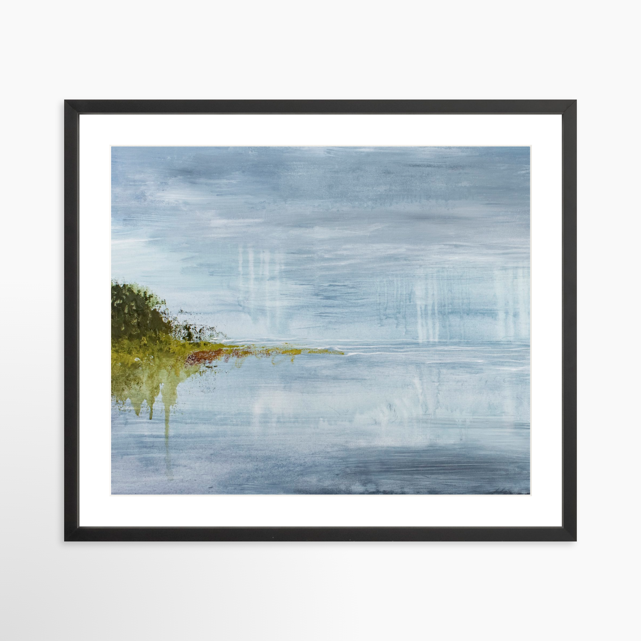 25x20 / Black Frame + White Mat