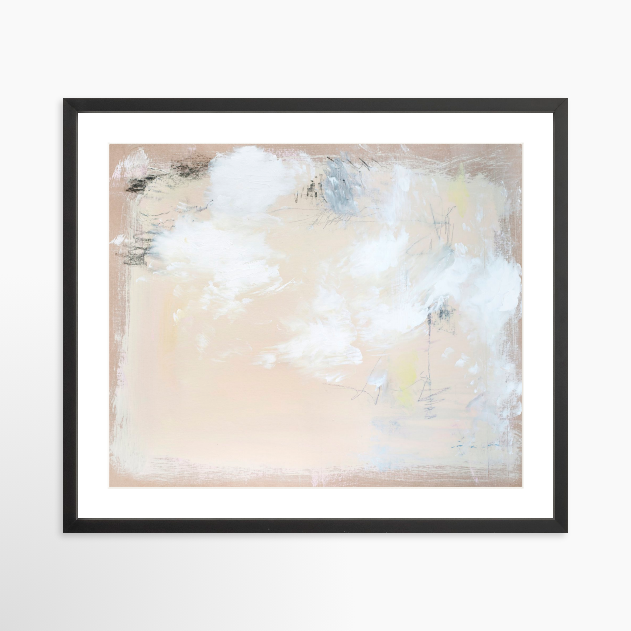 25x20 / Black Frame + White Mat