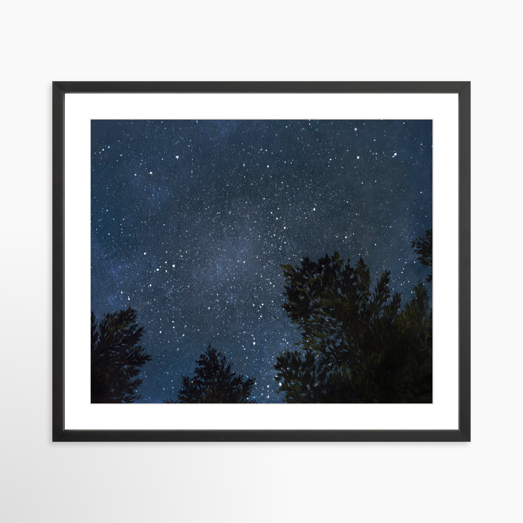 25x20 / Black Frame + White Mat