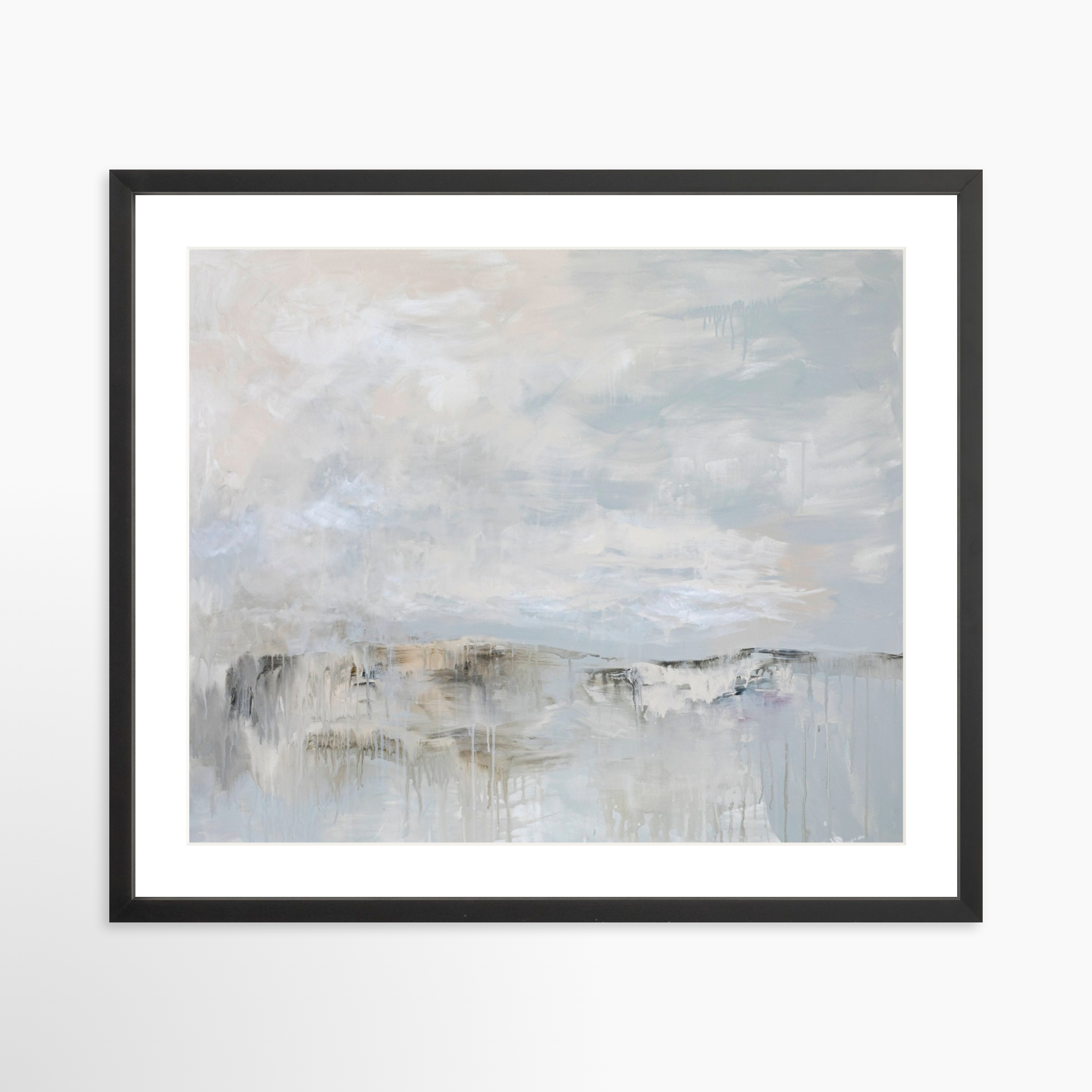 25x20 / Black Frame + White Mat