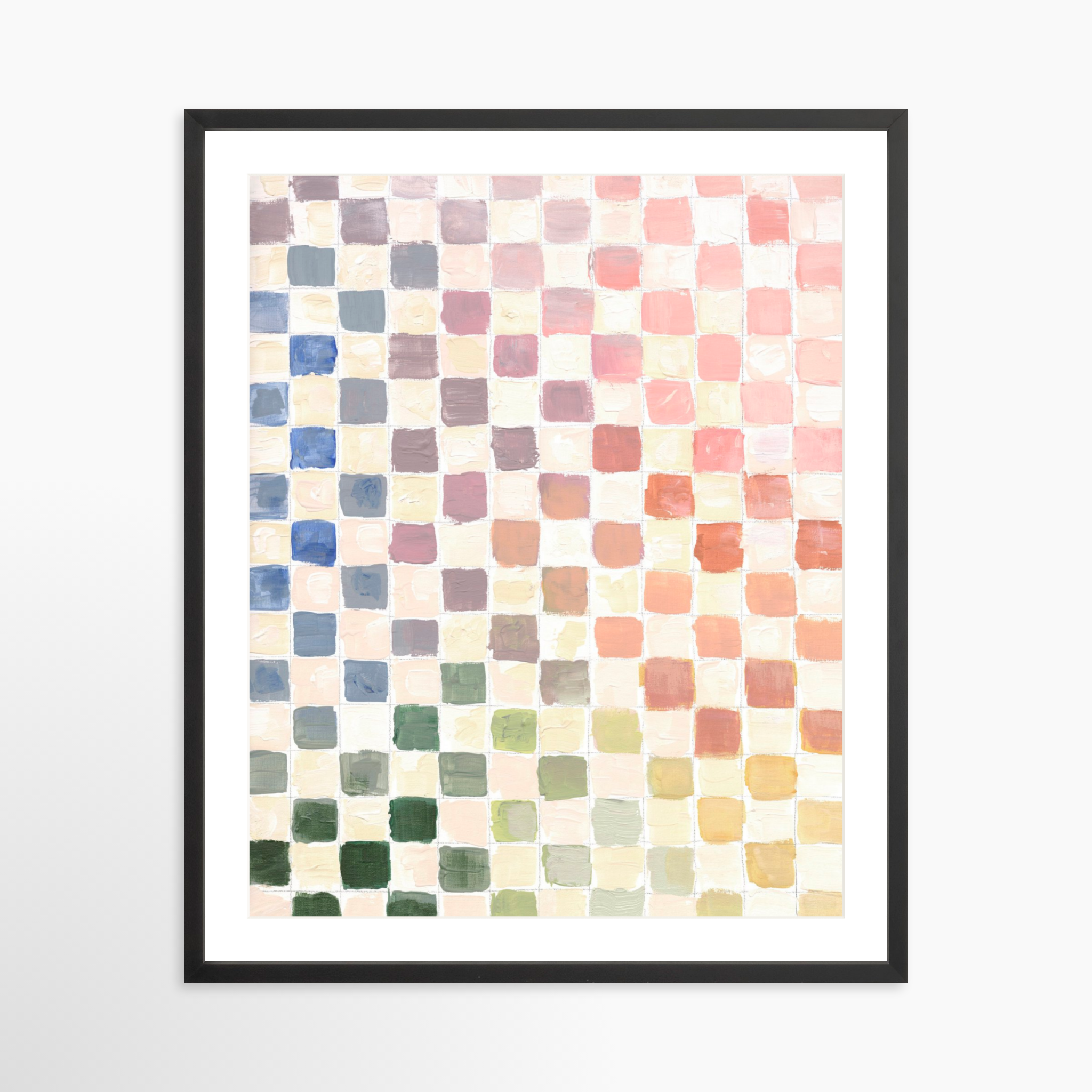 24x30 / Black Frame + White Mat