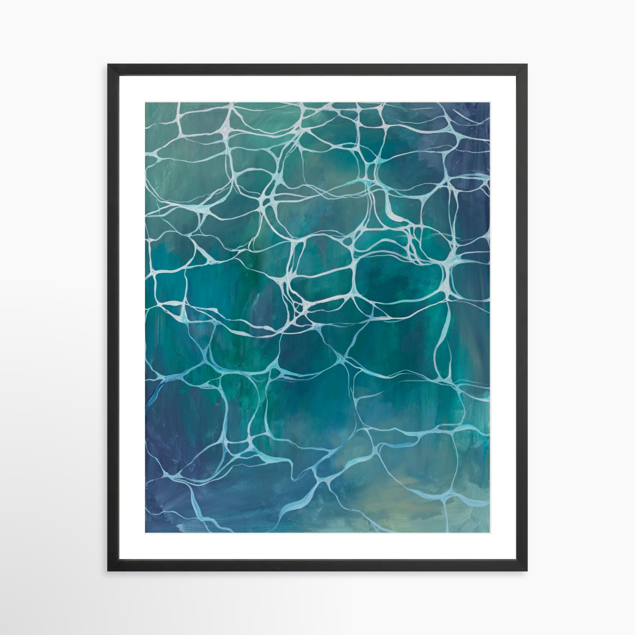 24x30 / Black Frame + White Mat