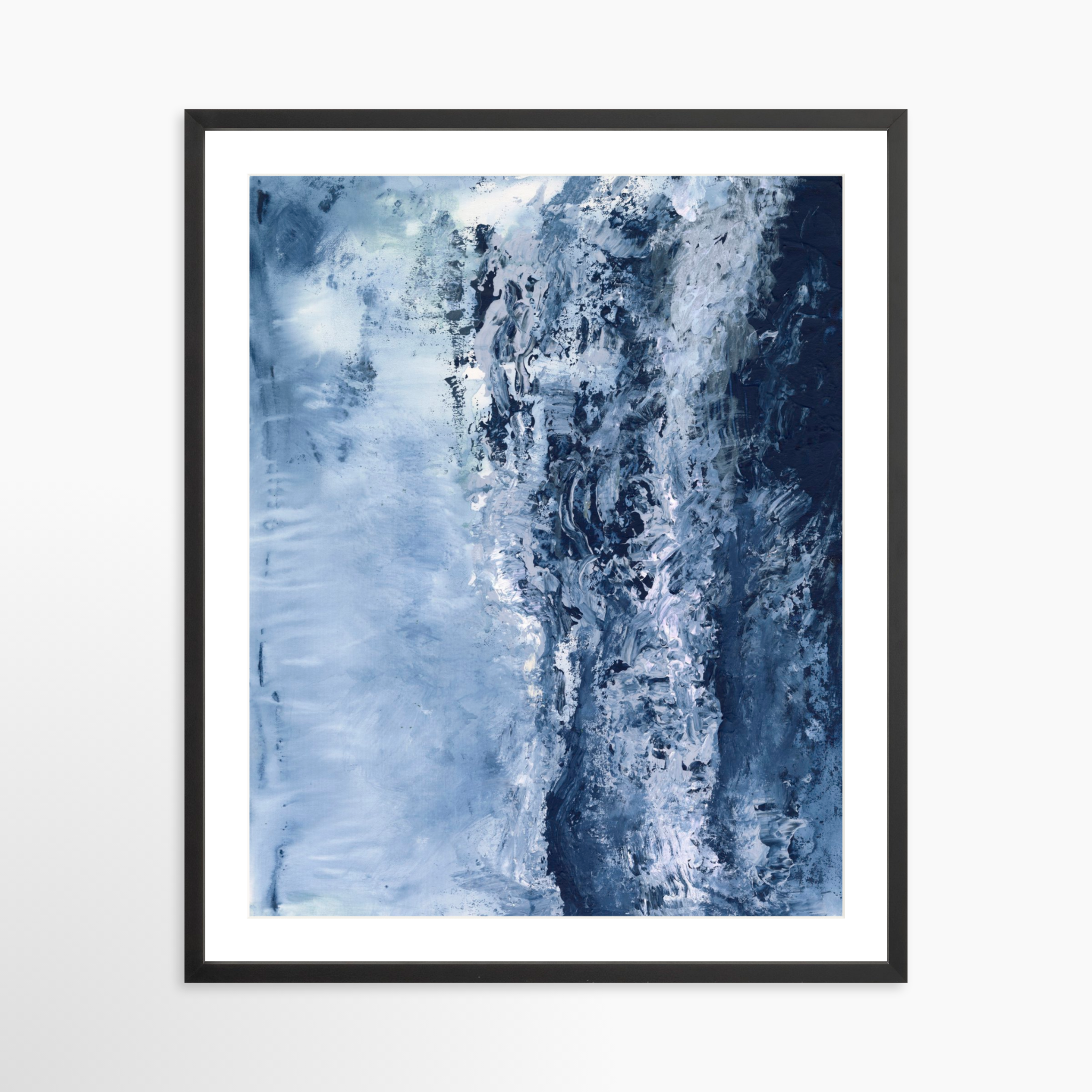 24x30 / Black Frame + White Mat