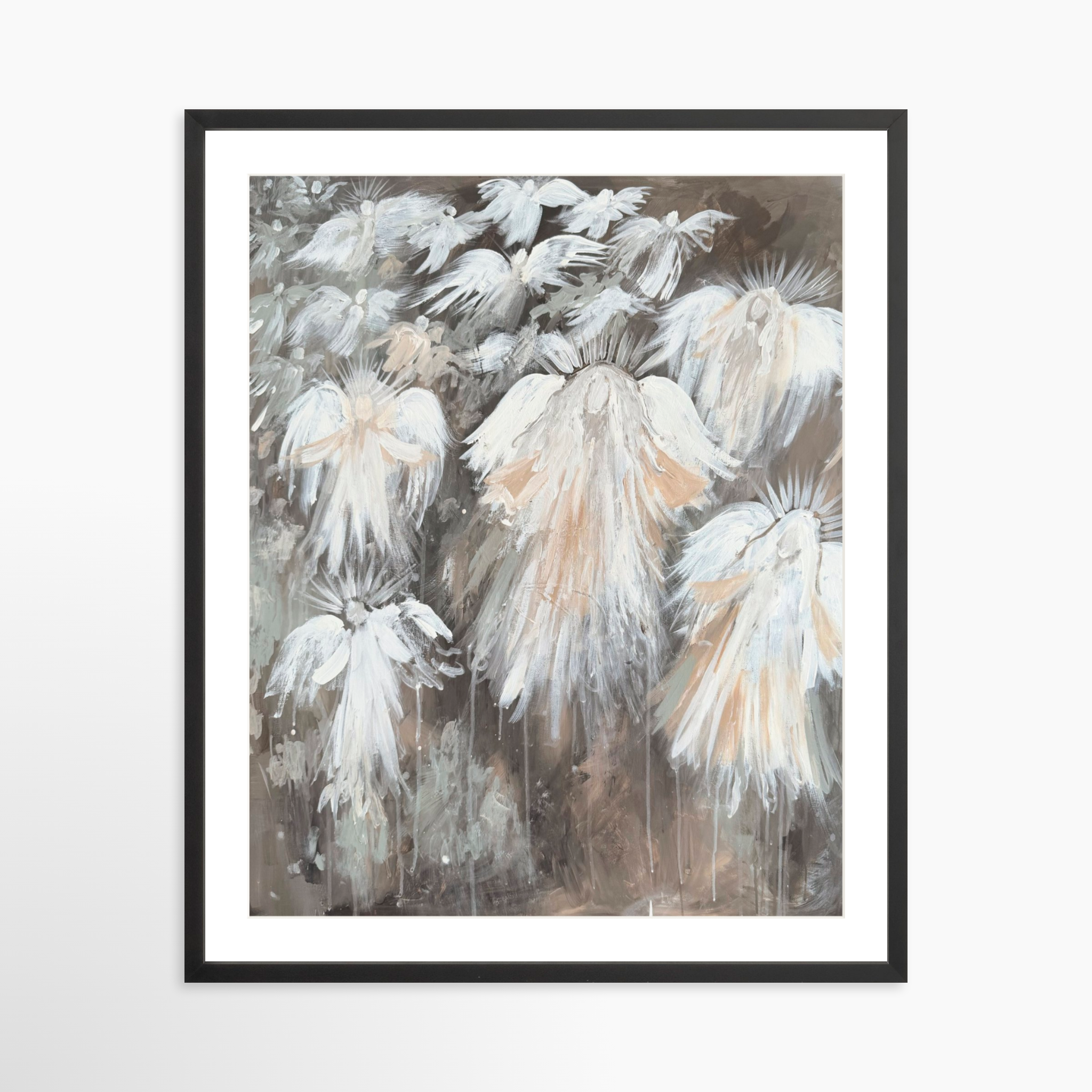 24x30 / Black Frame + White Mat