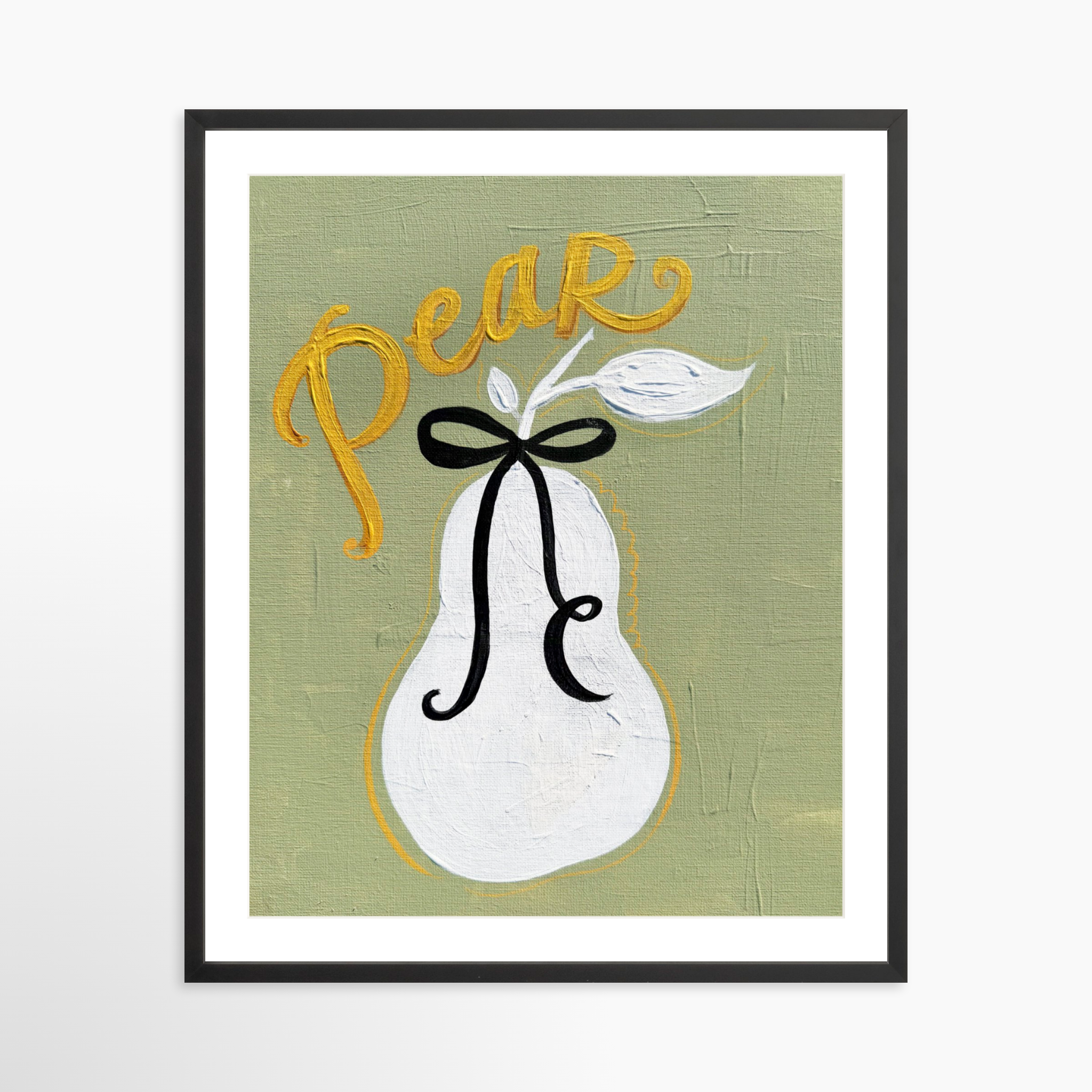 24x30 / Black Frame + White Mat