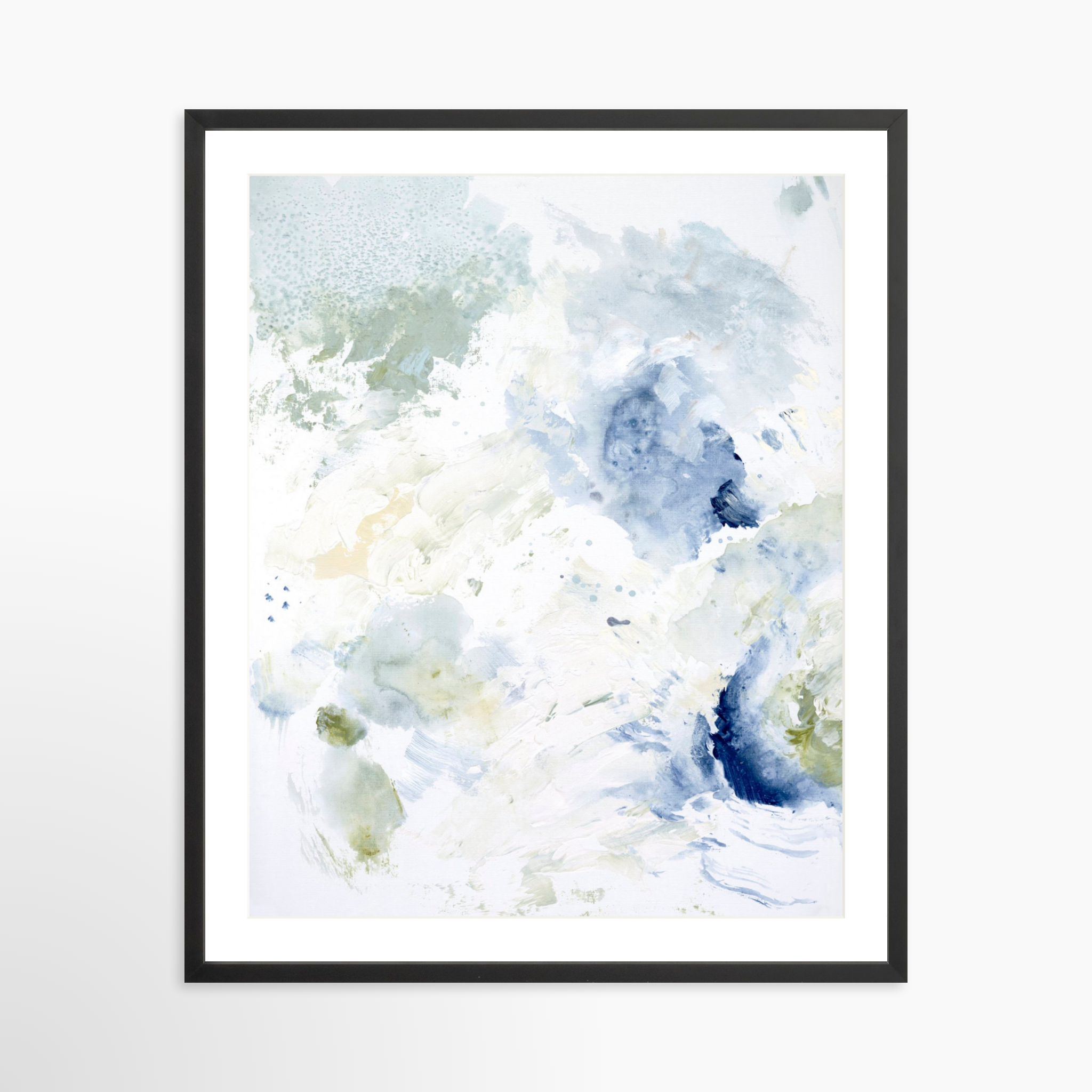 24x30 / Black Frame + White Mat