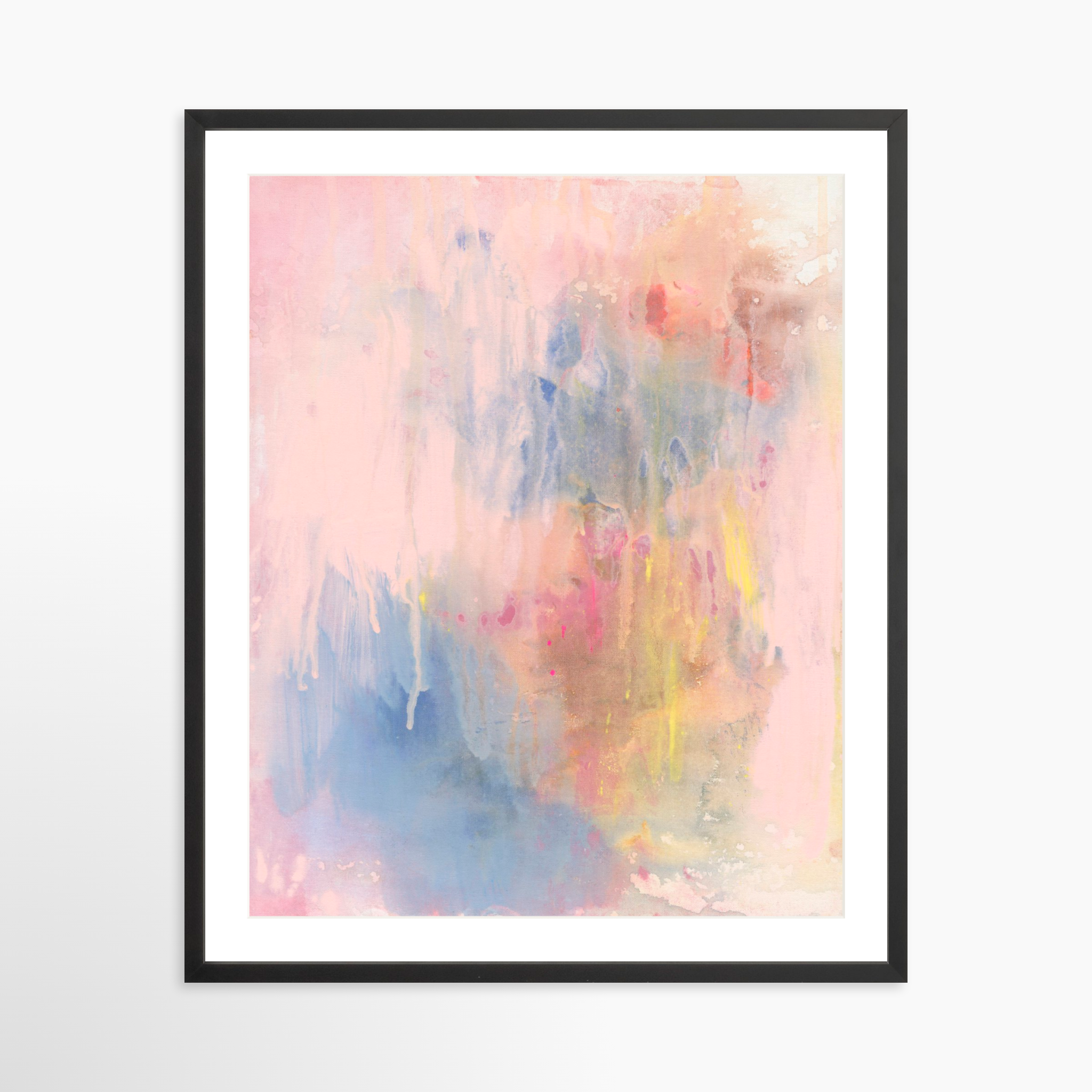 24x30 / Black Frame + White Mat