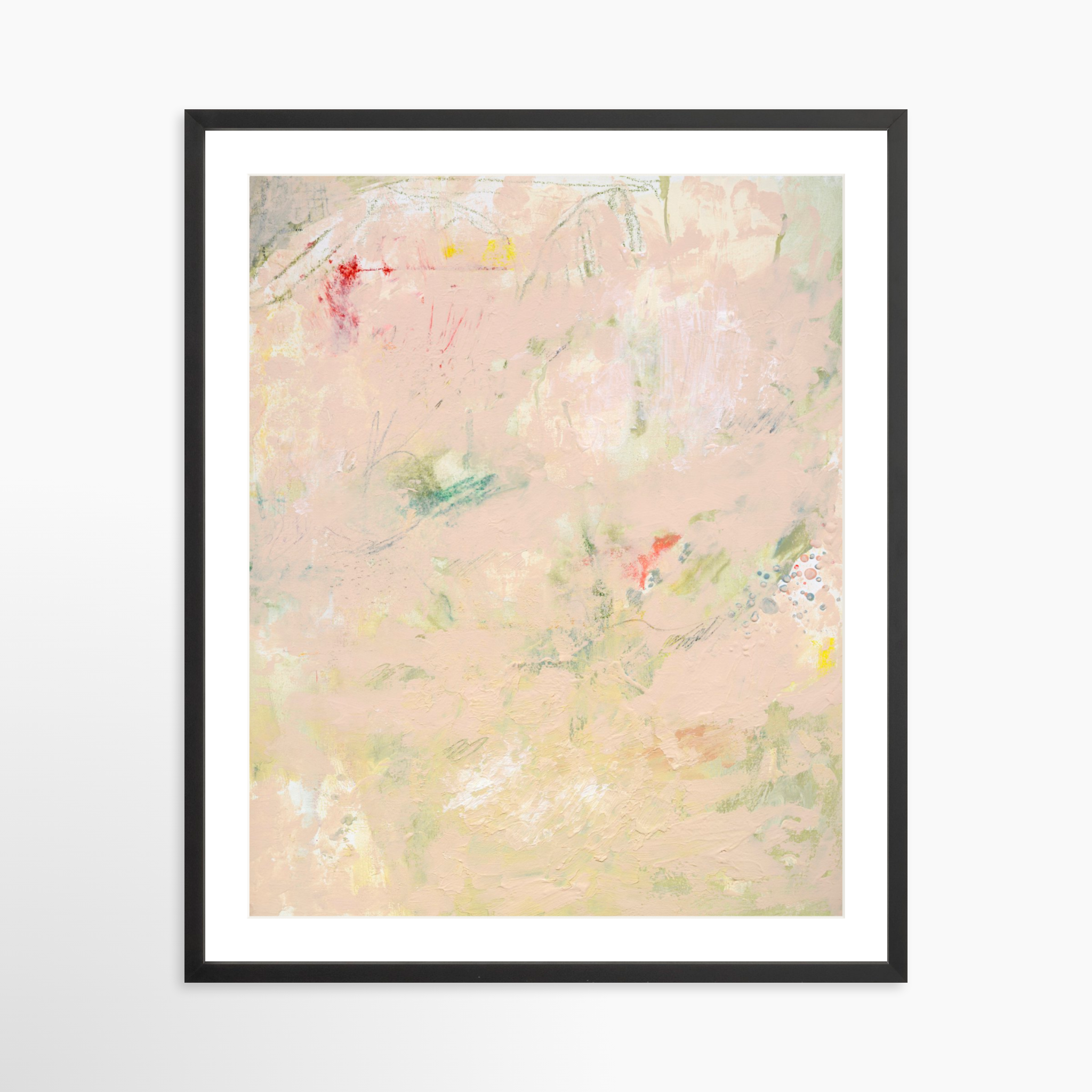 24x30 / Black Frame + White Mat