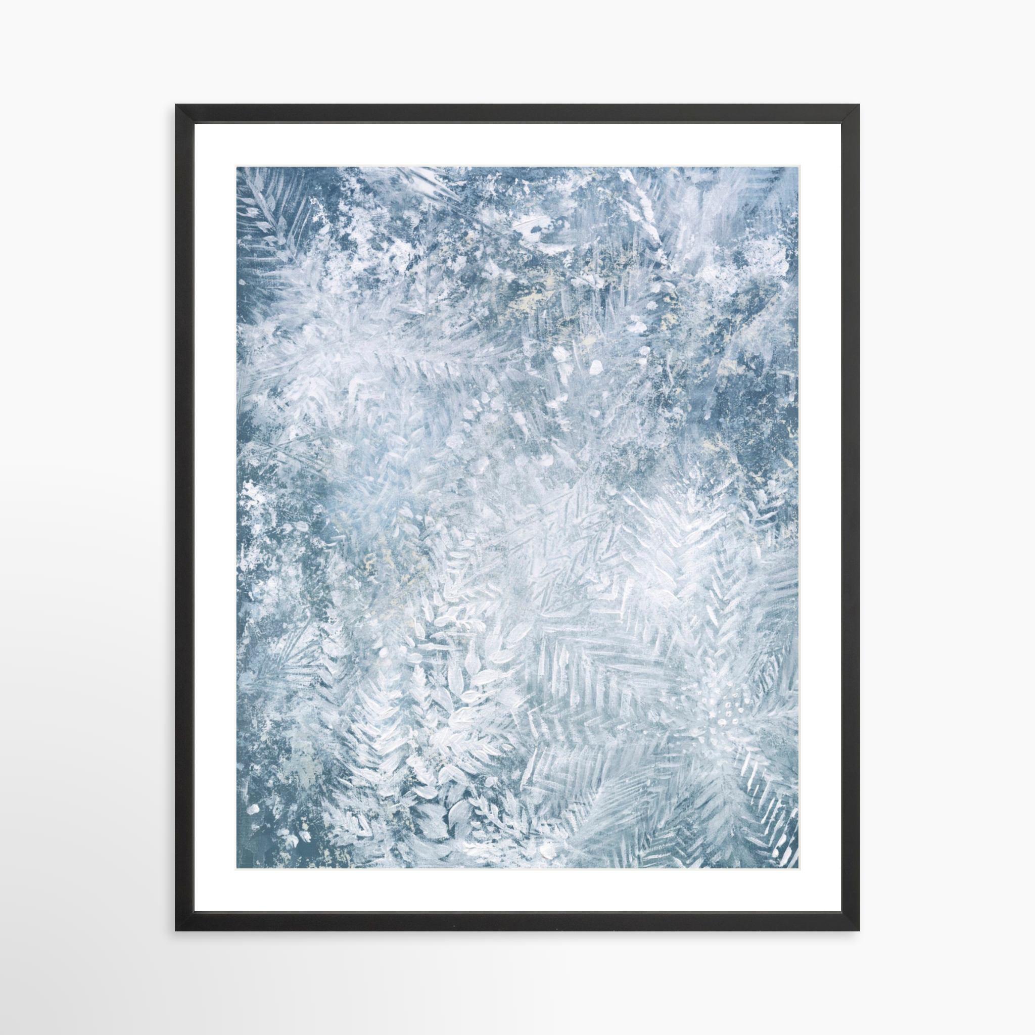 24x30 / Black Frame + White Mat